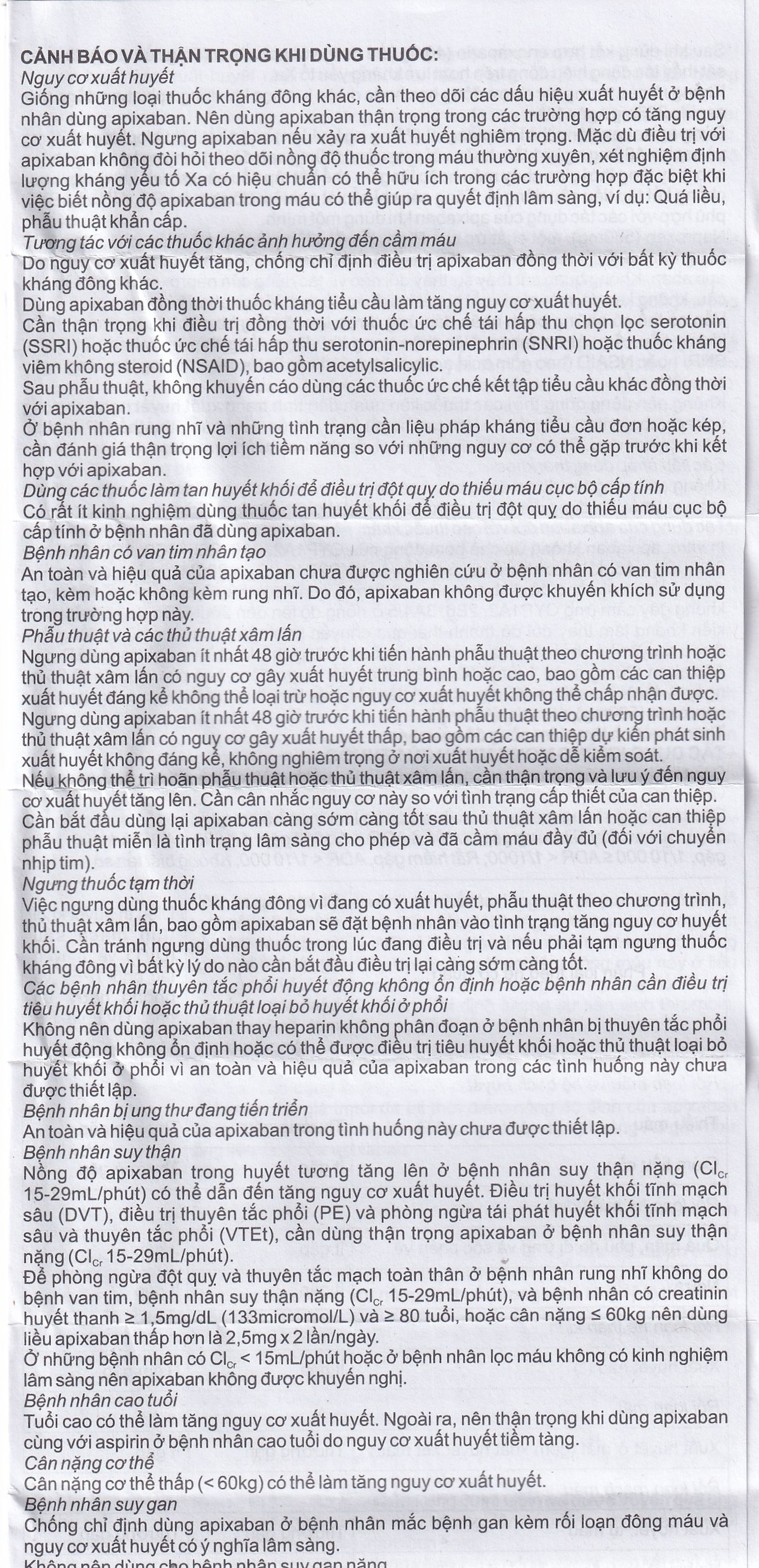 Thuốc NDP-Apixan 5mg Nadyphar hỗ trợ phòng ngừa đột quỵ, tăng huyết áp (2 vỉ x 10 viên)