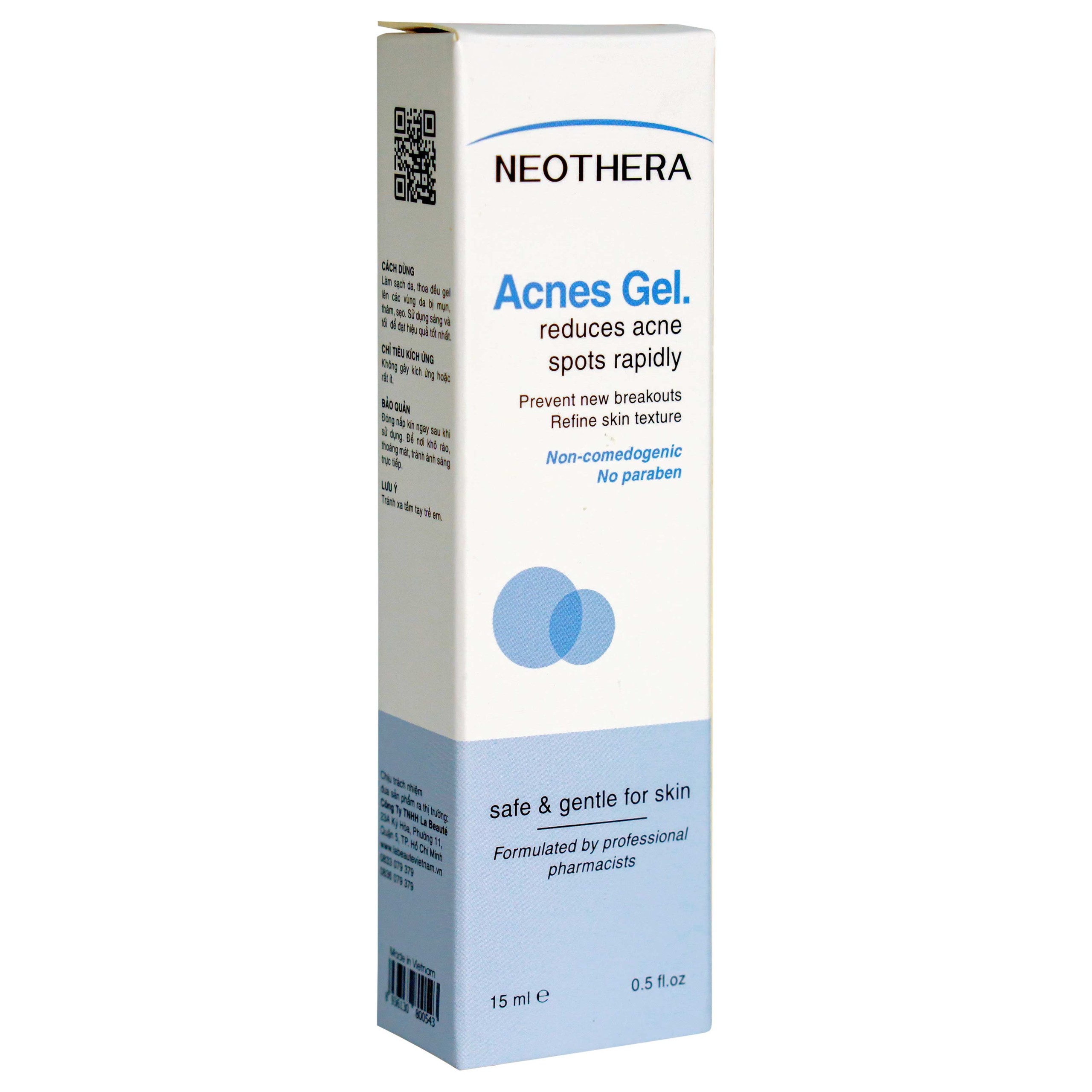 Gel bôi Neothera Acnes hỗ trợ làm giảm mụn (15ml)