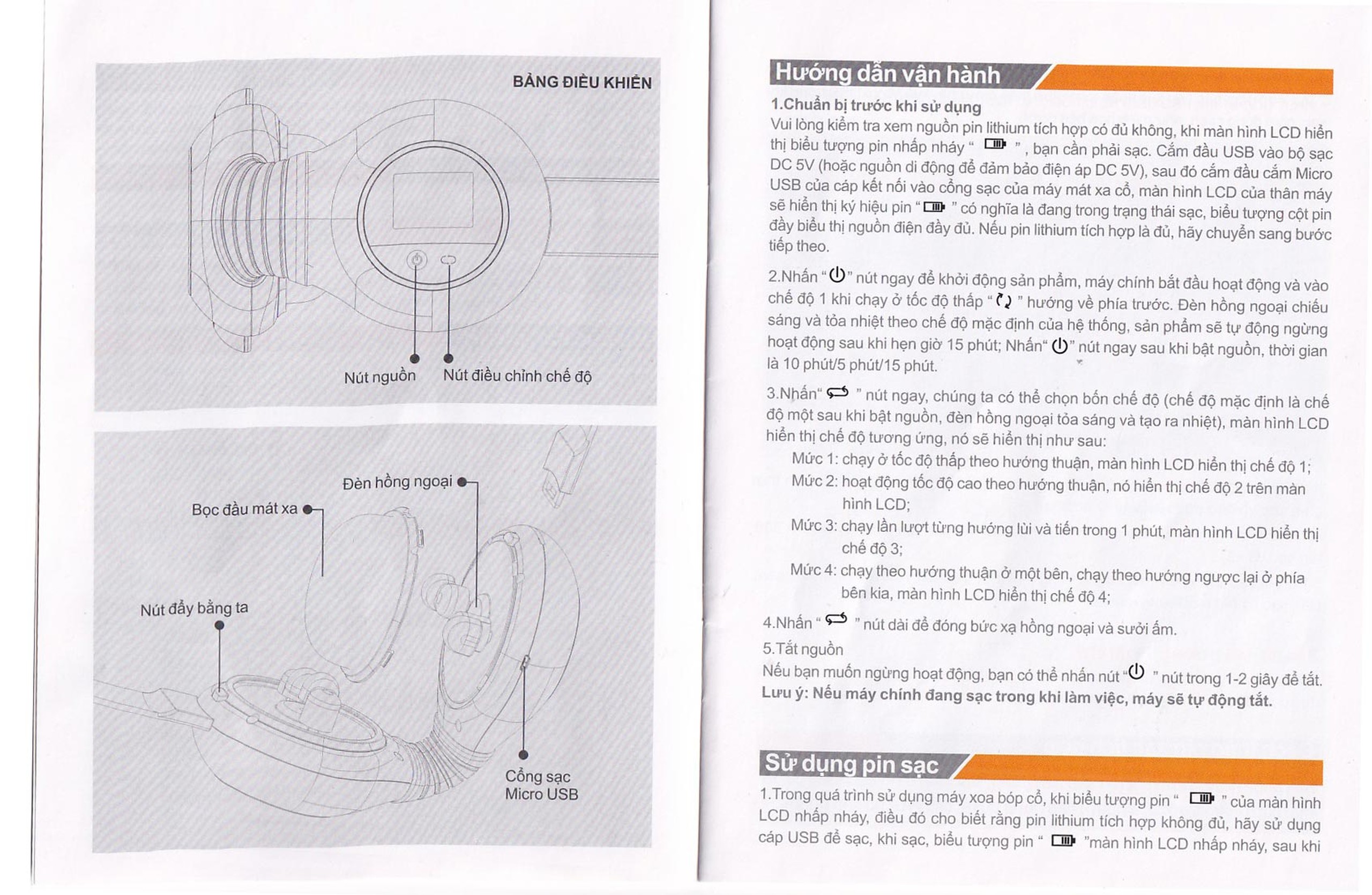 Máy massage  (mát xa) cổ Pangao PG-2601B51 giúp xoa dịu đốt sống cổ, giúp thư giãn giảm căng thẳng