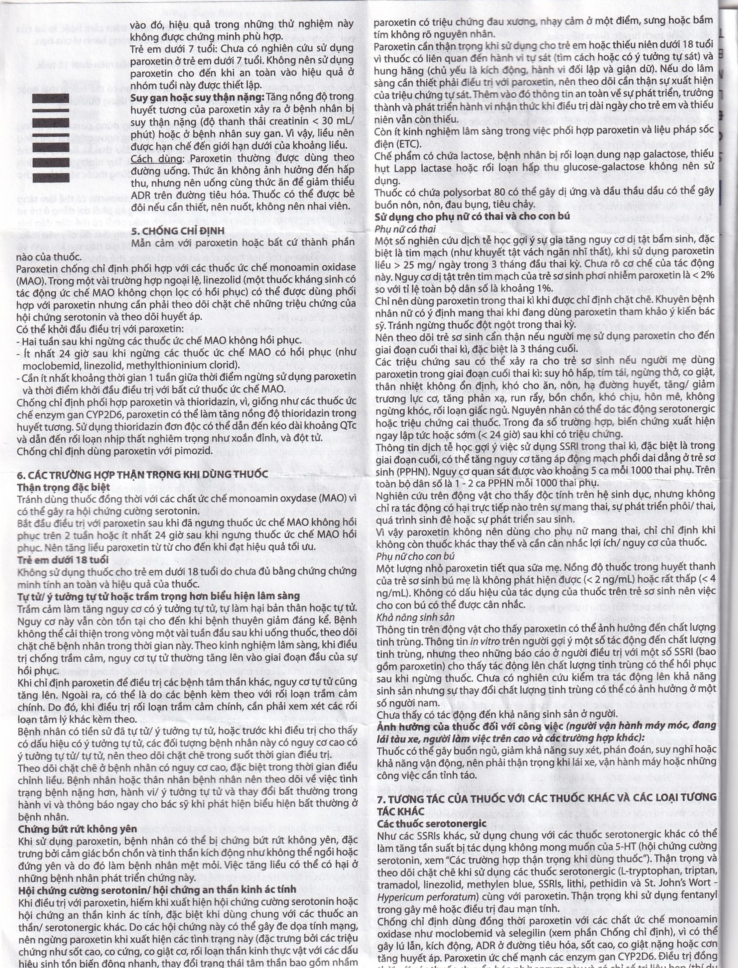 Viên nén Parokey 20mg DaViPharm điều trị trầm cảm, rối loạn ám ảnh cưỡng bức (3 vỉ x 10 viên) 