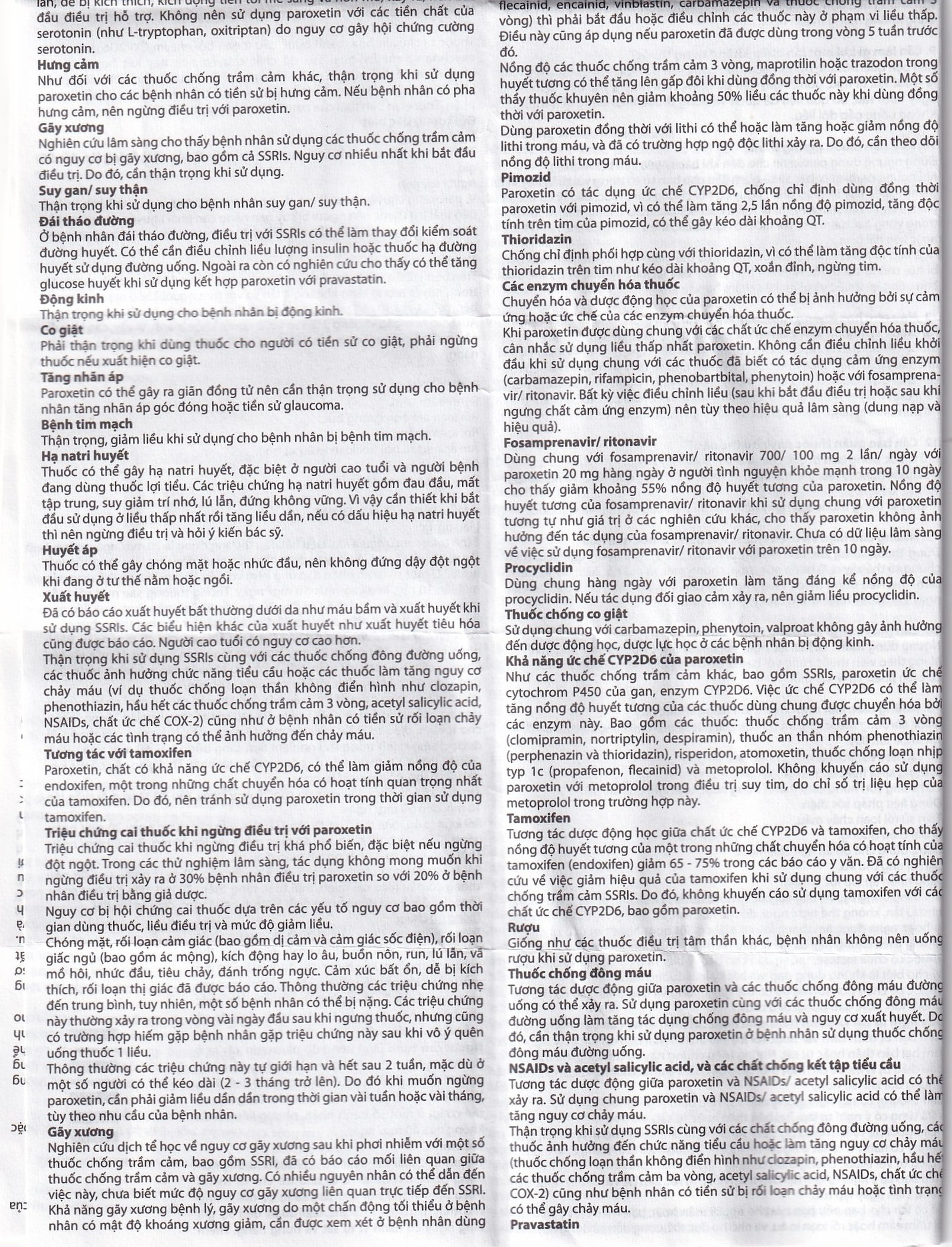 Viên nén Parokey 20mg DaViPharm điều trị trầm cảm, rối loạn ám ảnh cưỡng bức (3 vỉ x 10 viên) 