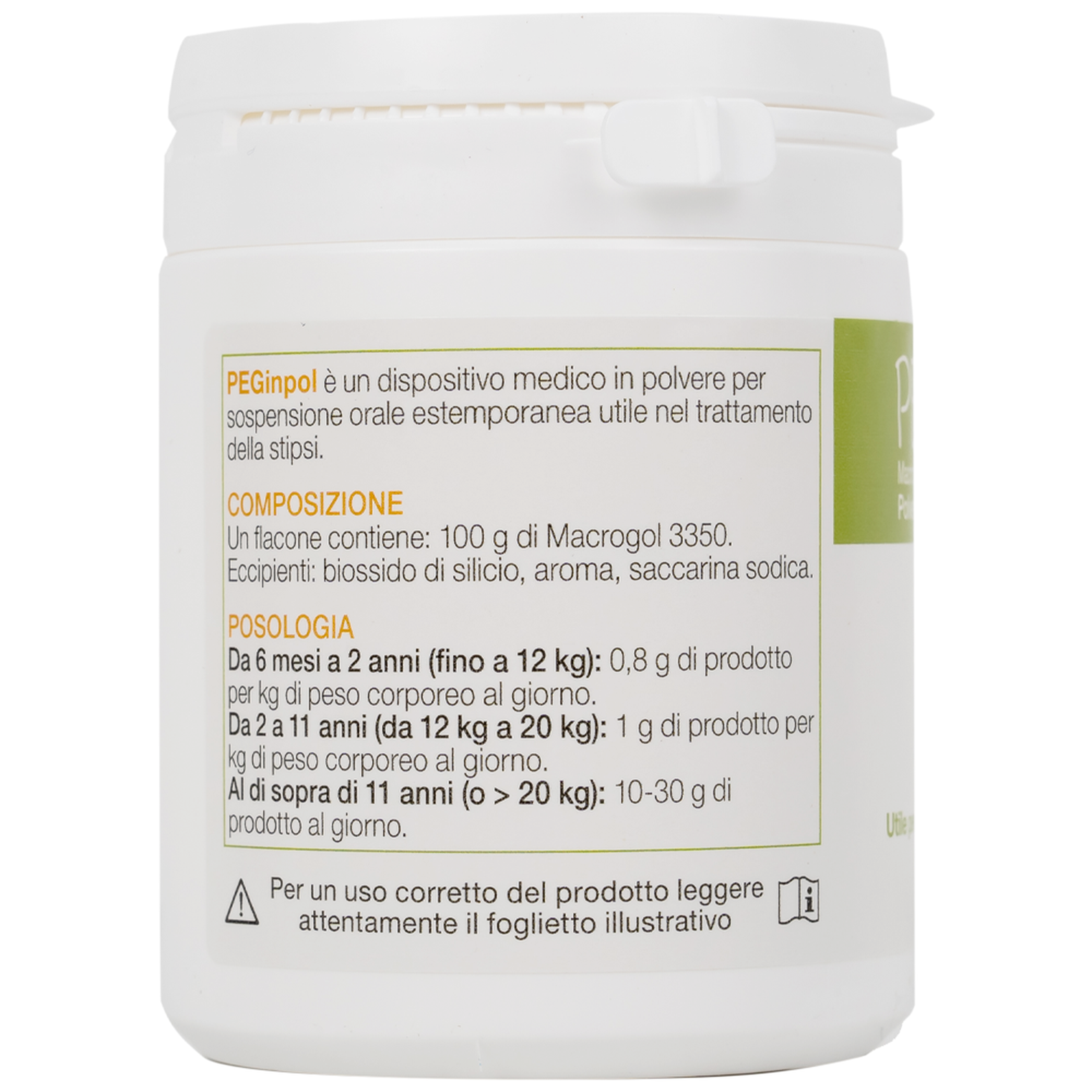 Bột nhuận tràng Buona Peginpol 100g cải thiện tình trạng táo bón cho trẻ từ 6 tháng tuổi