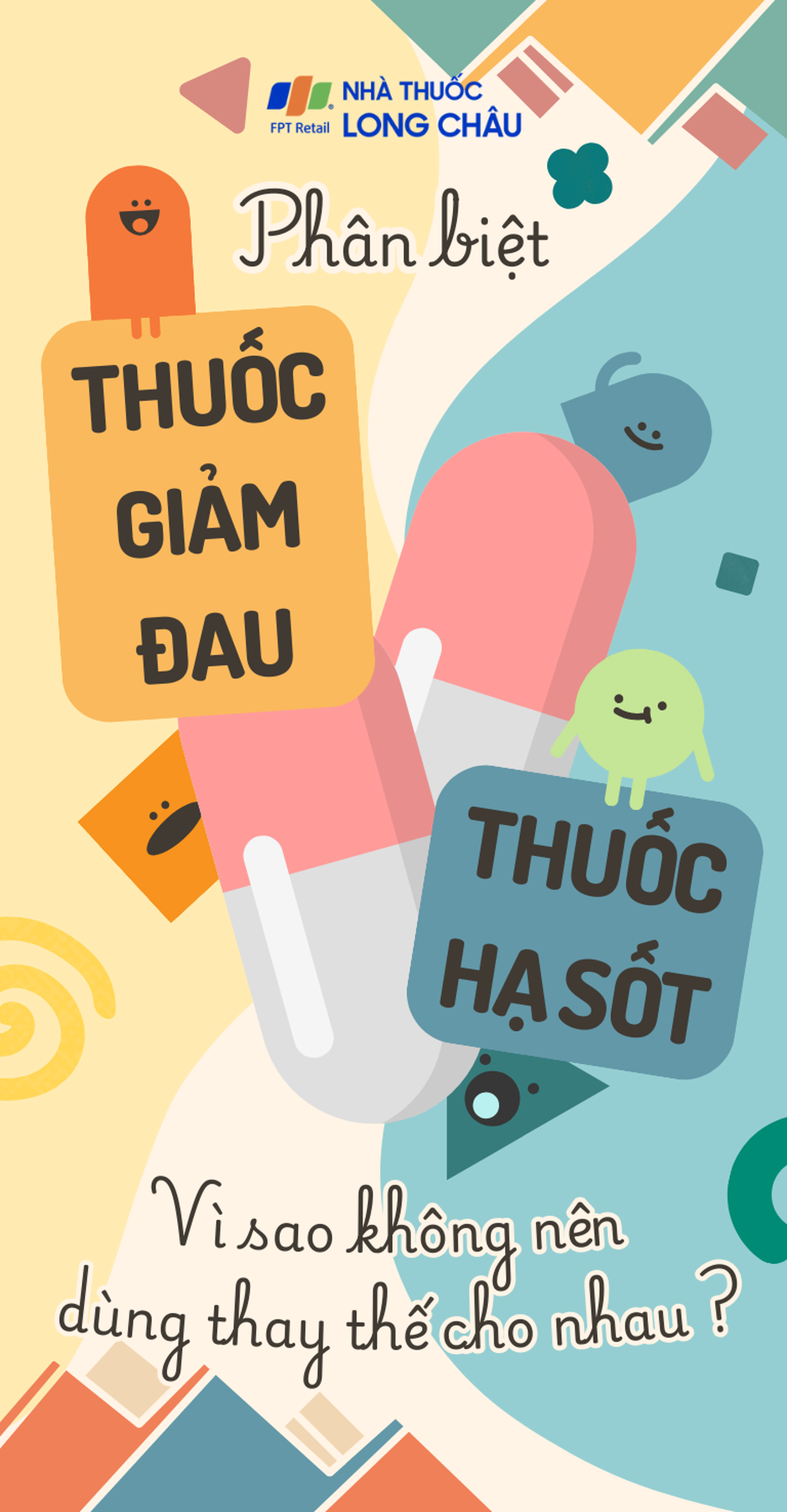 Phân biệt thuốc giảm đau và thuốc hạ sốt - Vì sao không nên dùng thay thế cho nhau? mobile