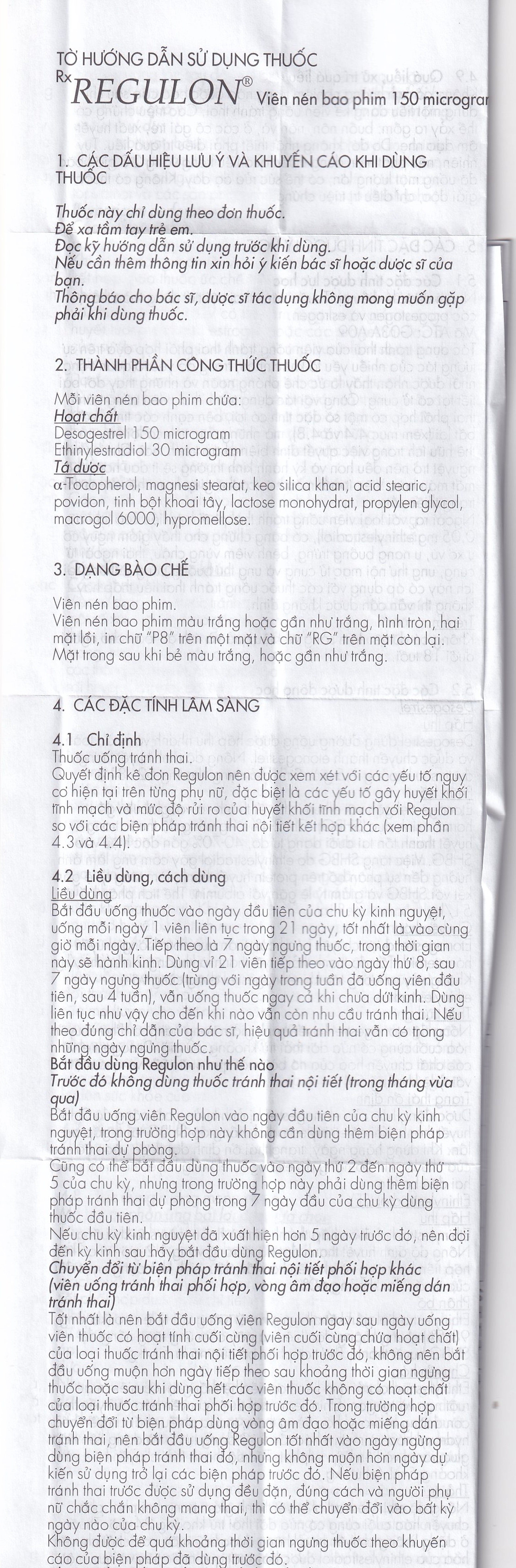 Thuốc Regulon Gedeon tránh thai hằng ngày (1 vỉ x 21 viên)