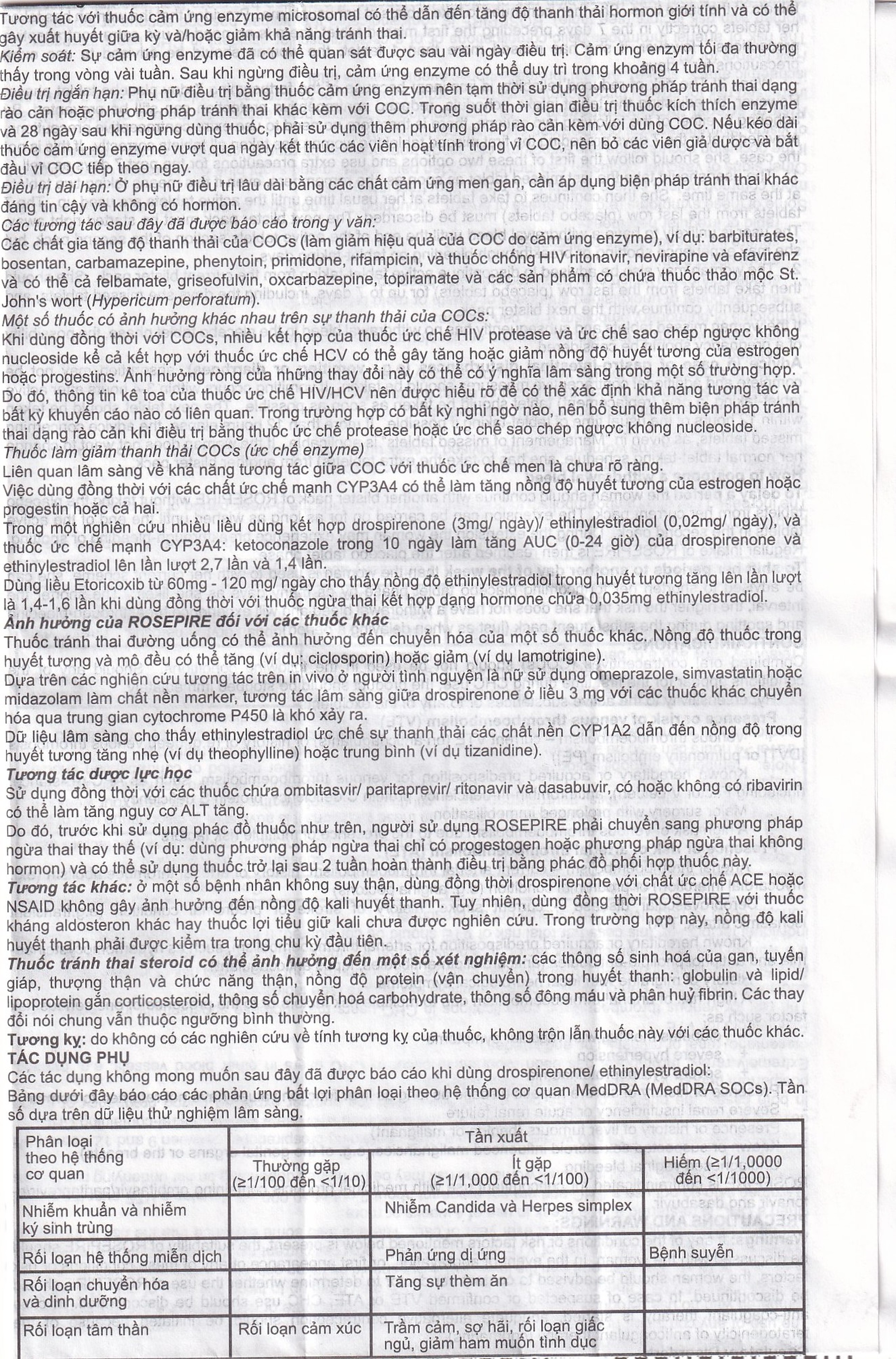 Thuốc Rosepire 3mg/0,02mg Exeltis tím dùng để tránh thai (1 vỉ x 28 viên)