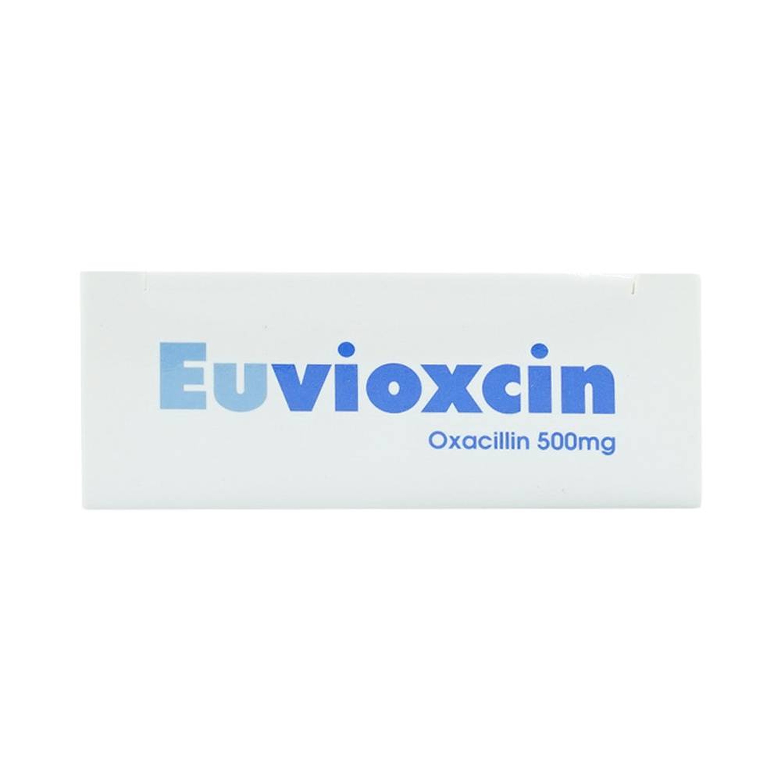 Thuốc Euvioxcin 500mg Hà Tây điều trị nhiễm khuẩn đường hô hấp (2 vỉ x 10 viên)