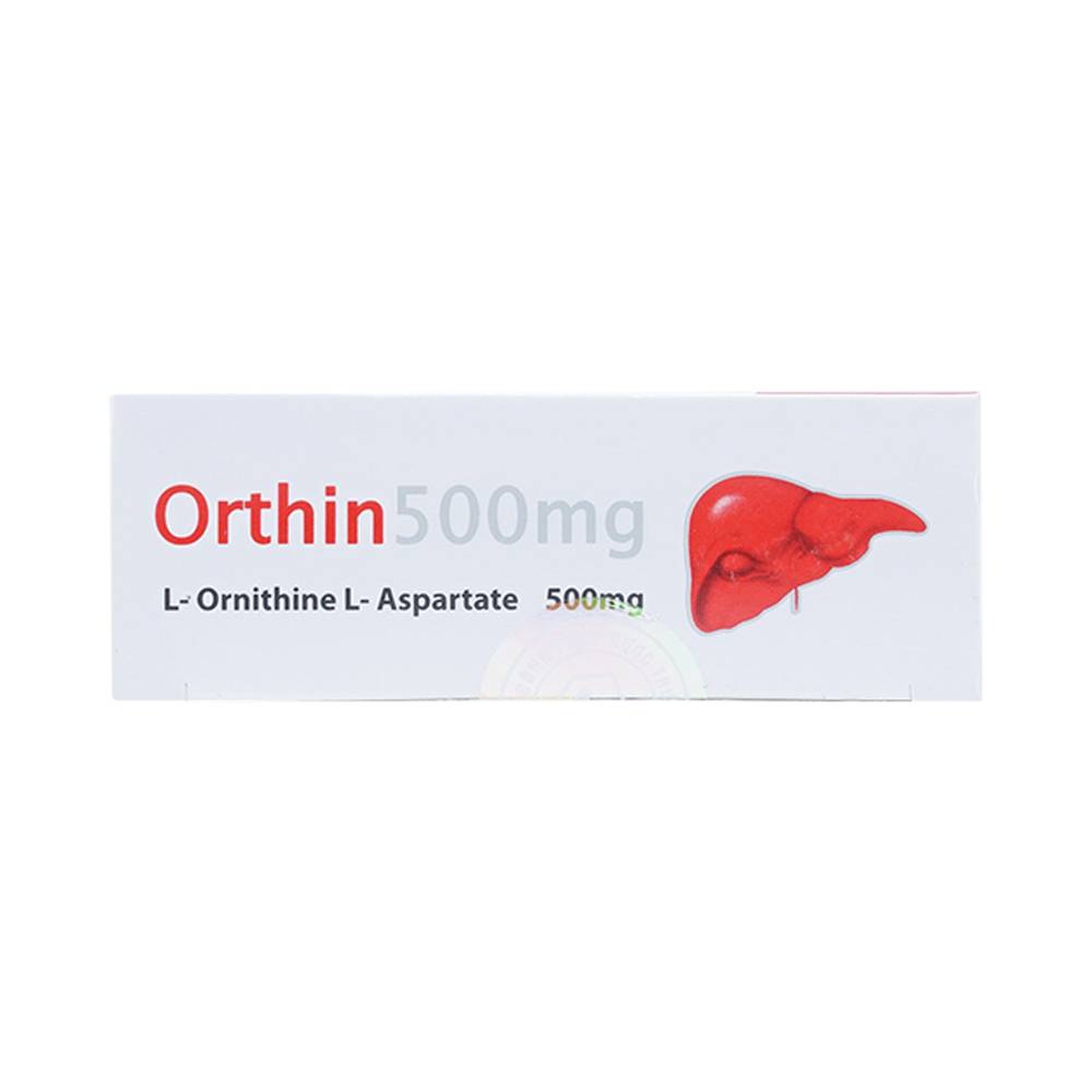 Viên nang cứng Orthin 500mg Mediplantex điều trị hội chứng tăng amoniac (3 vỉ x 10 viên)