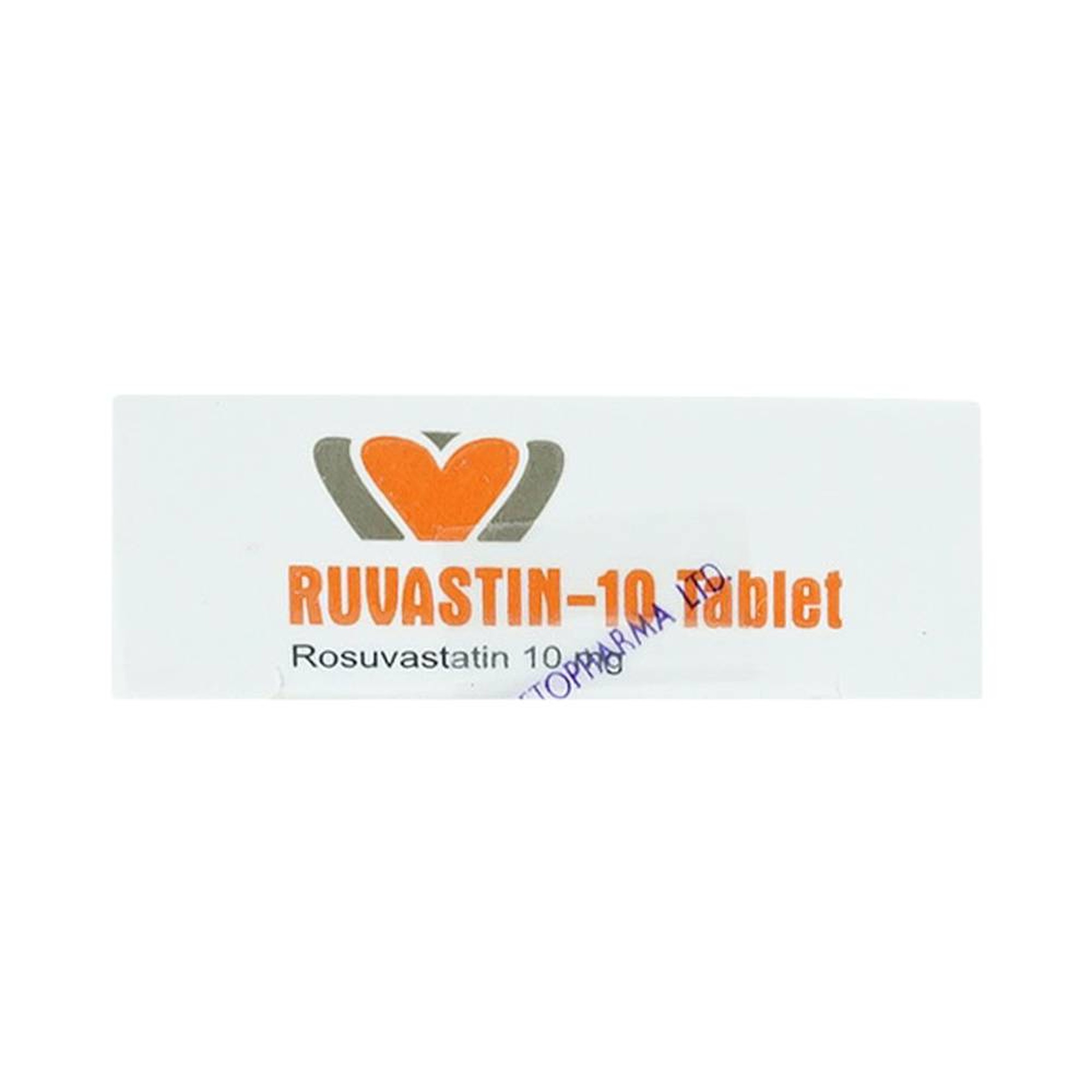 Thuốc Ruvastin 10mg Aristopharma giảm sự gia tăng cholesterol toàn phần (20 viên)