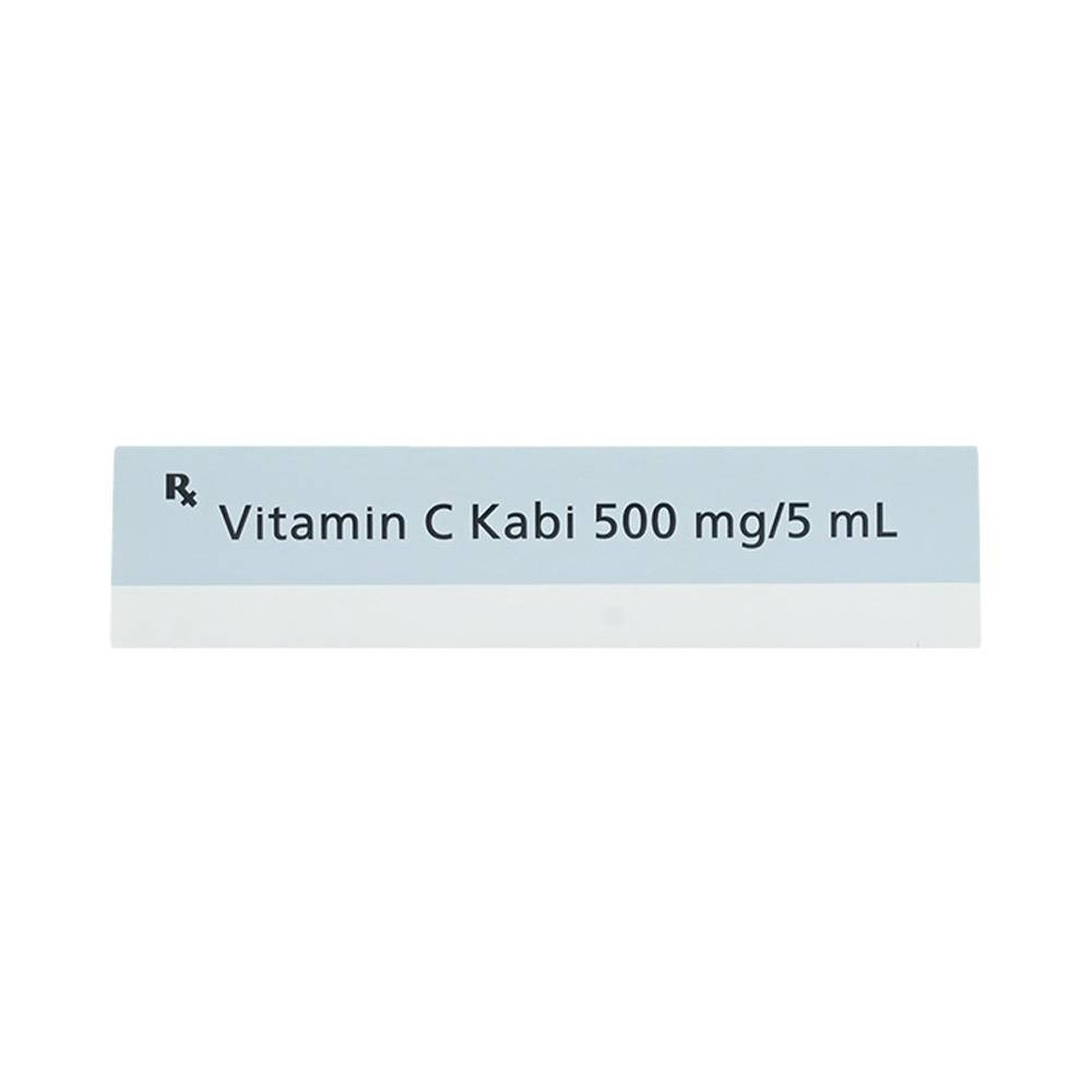 Thuốc tiêm Vitamin C Kabi 500mg/5ml phòng và điều trị bệnh Scorbut (1 vỉ x 6 ống )