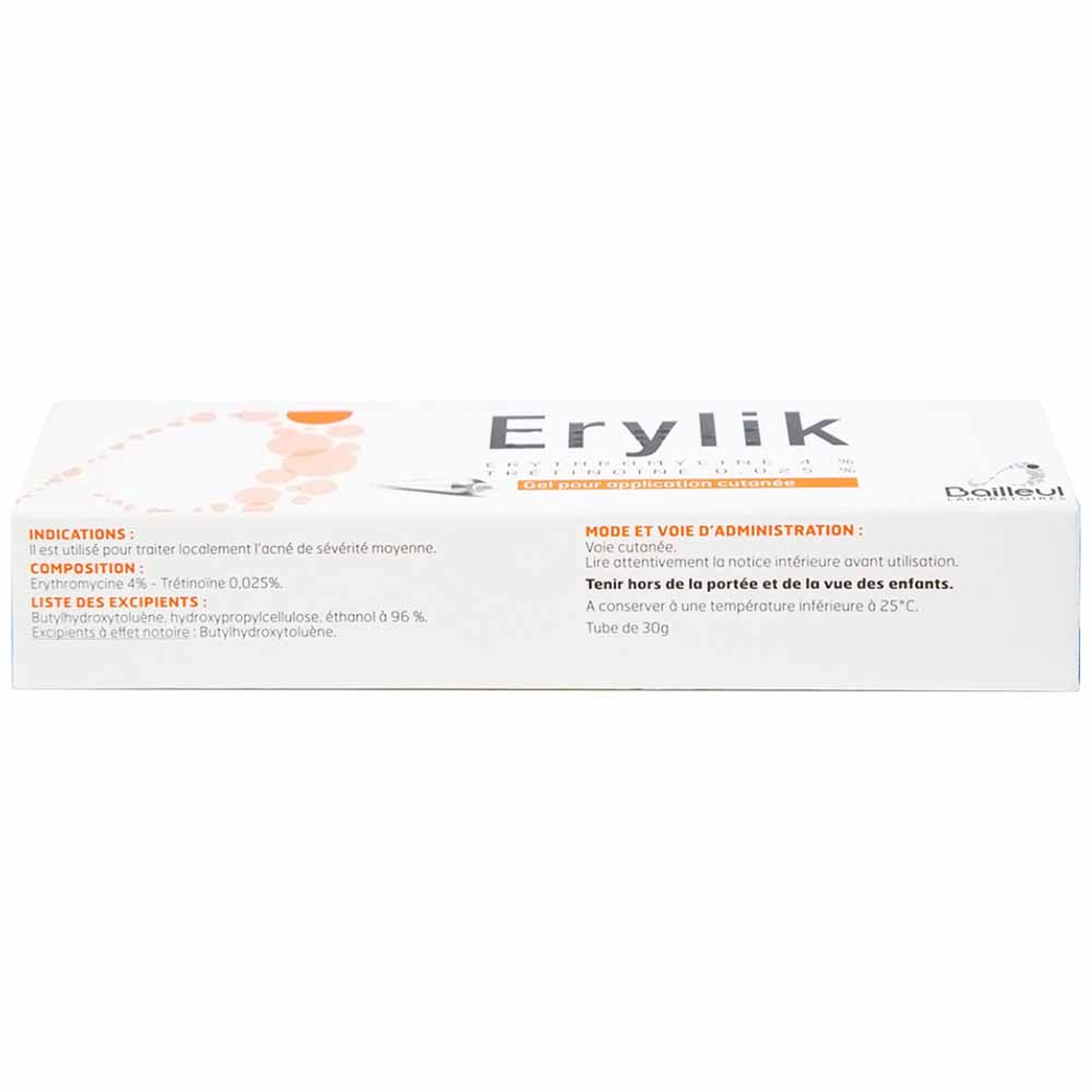 Gel bôi ngoài da Erylik điều trị tại chỗ mụn trứng cá mức độ trung bình (30g)