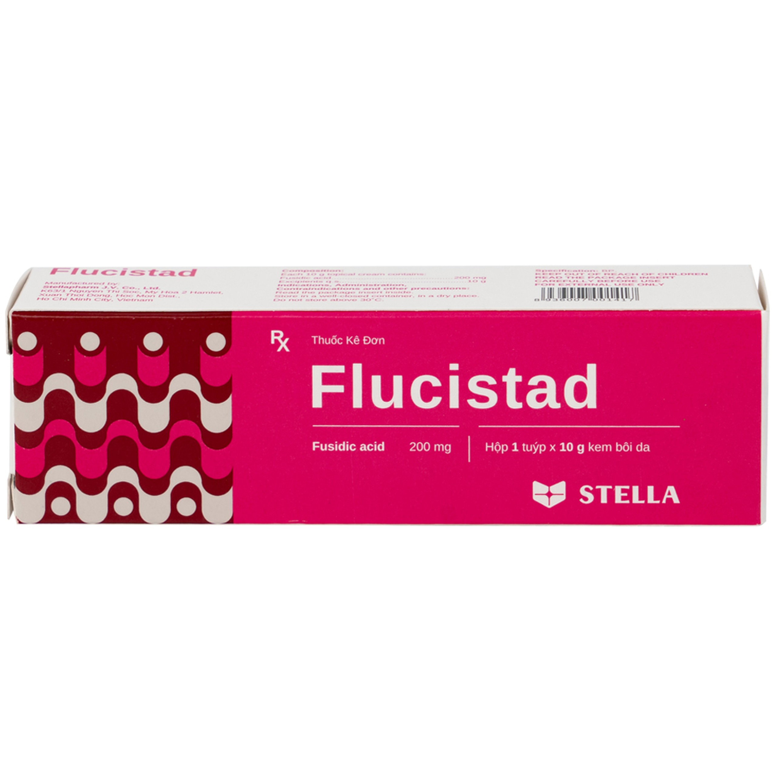 Kem bôi da Flucistad Stella điều trị viêm da (10g)