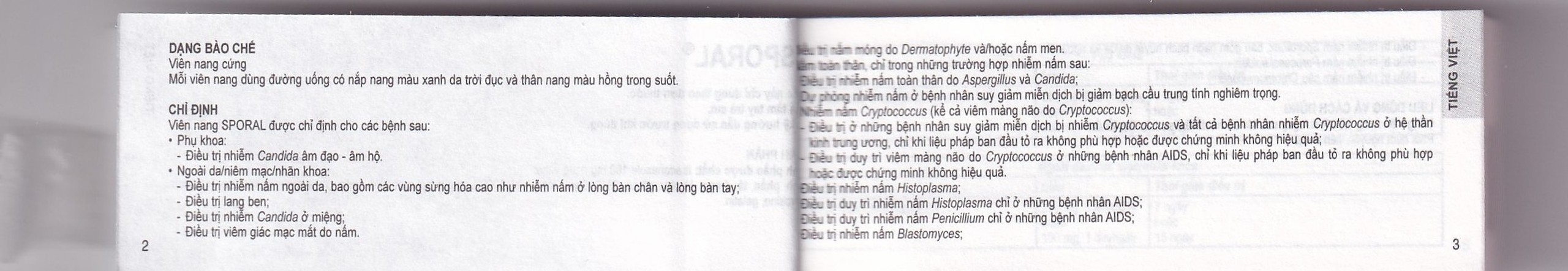 Thuốc Sporal Janssen điều trị các bệnh nấm phụ khoa, da, toàn thân (1 vỉ x 4 viên)