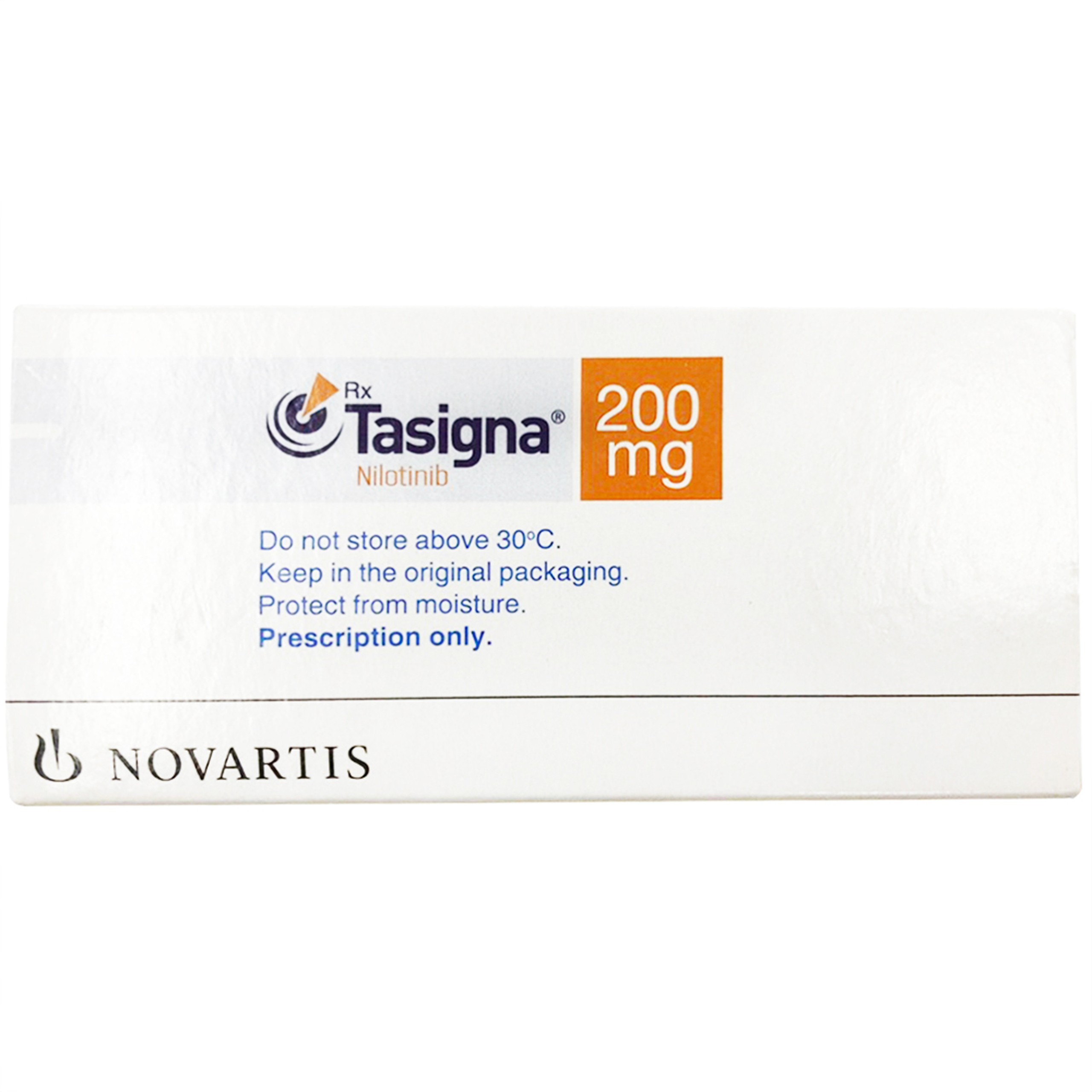 Thuốc Tasigna 200mg Novartis điều trị bạch cầu tủy mạn (7 vỉ x 4 viên)