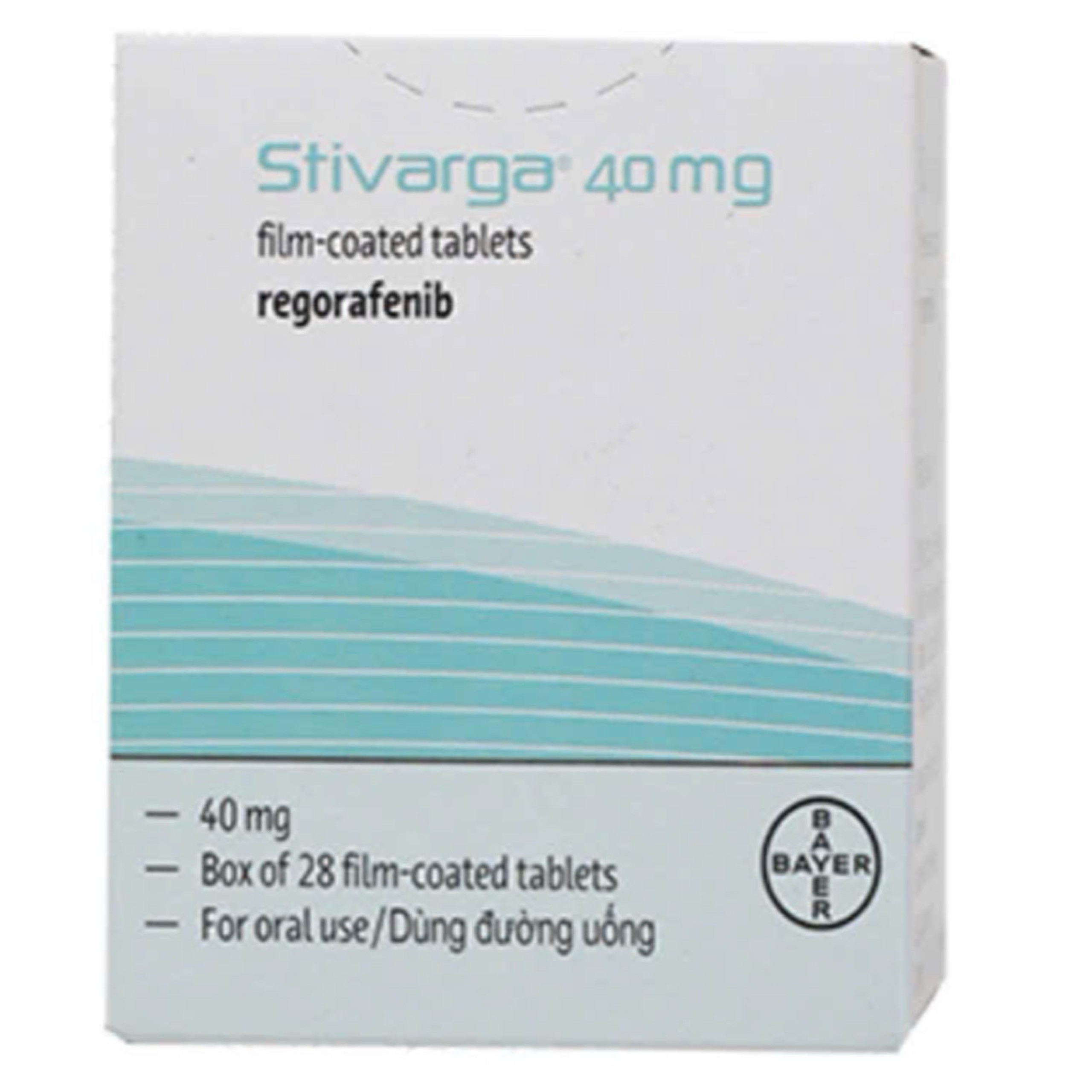 Thuốc Stivarga 40mg Bayer điều trị ung thư đại tràng và trực tràng (28 viên)
