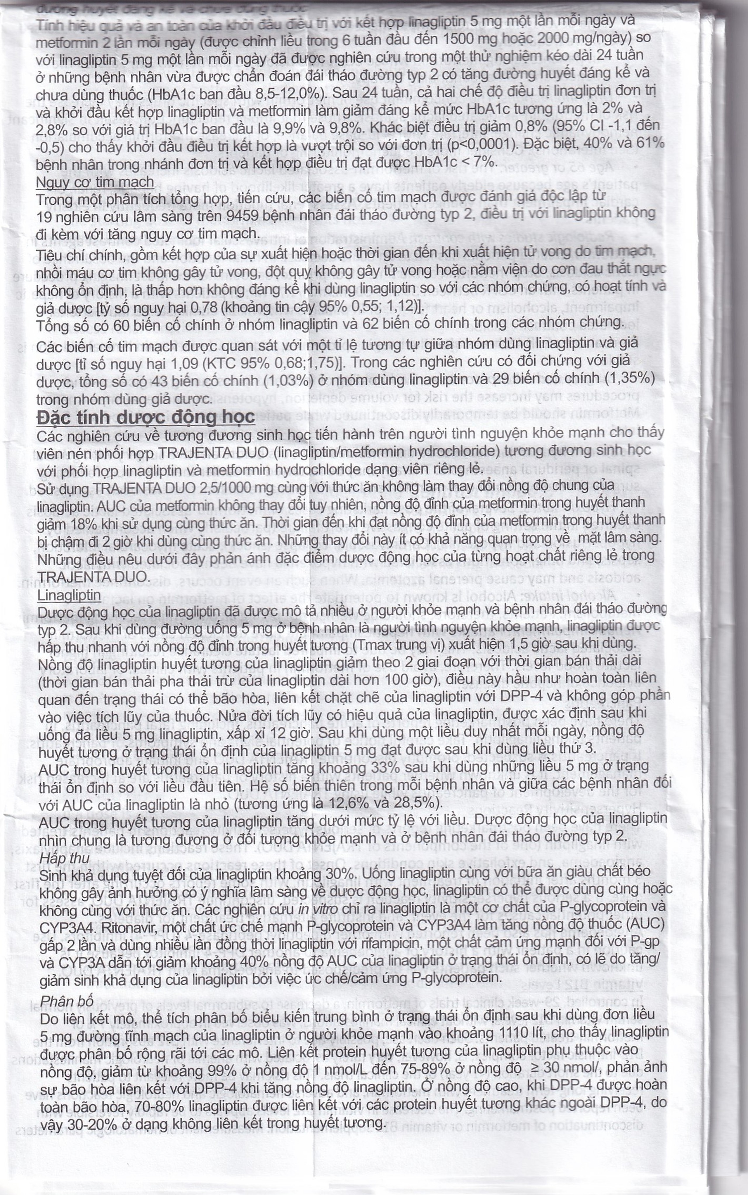 Thuốc Trajenta Duo 2.5mg/850mg Boehringer điều trị đái tháo đường típ 2 (14 viên)