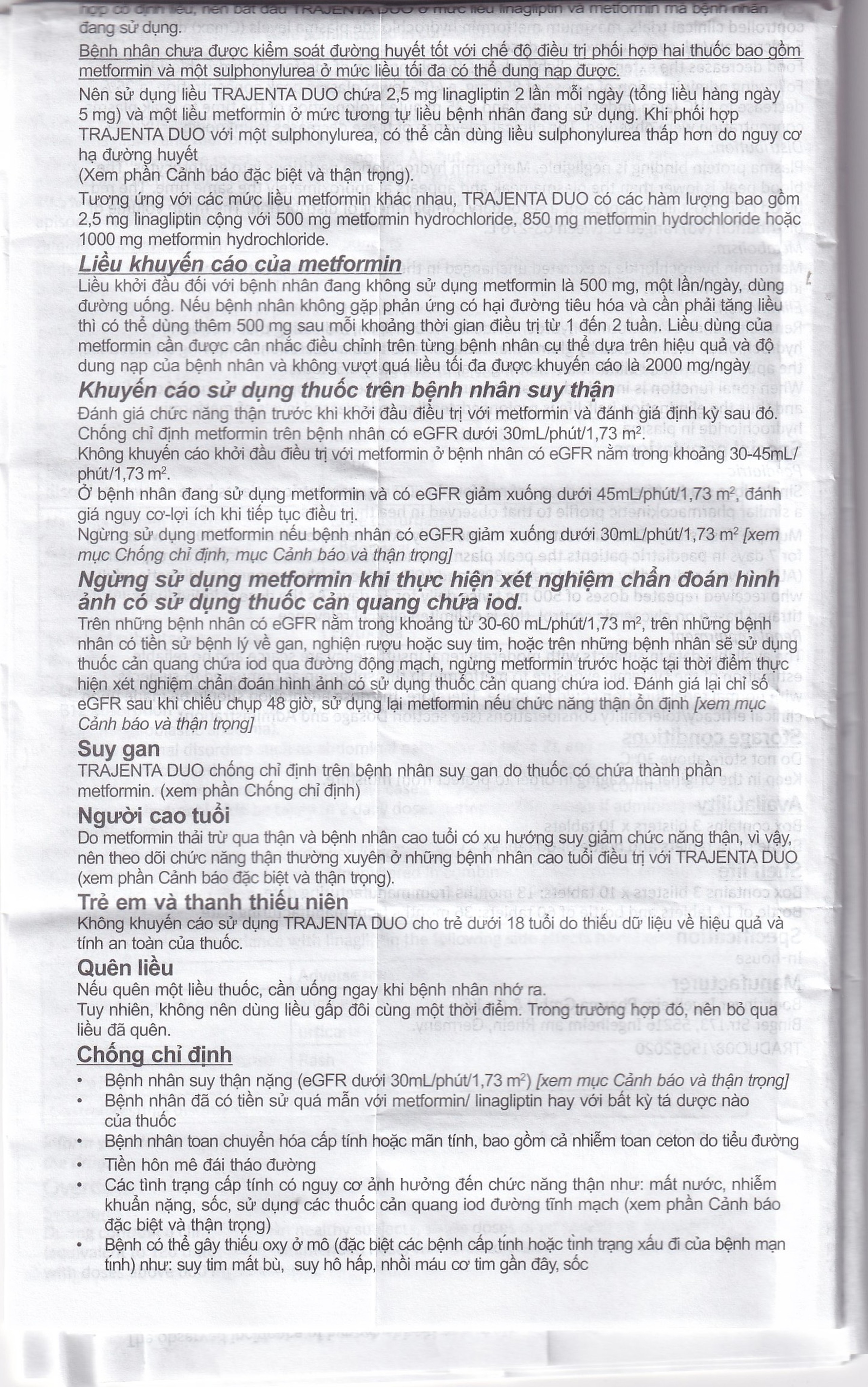 Thuốc Trajenta Duo 2.5mg/850mg Boehringer điều trị đái tháo đường típ 2 (14 viên)