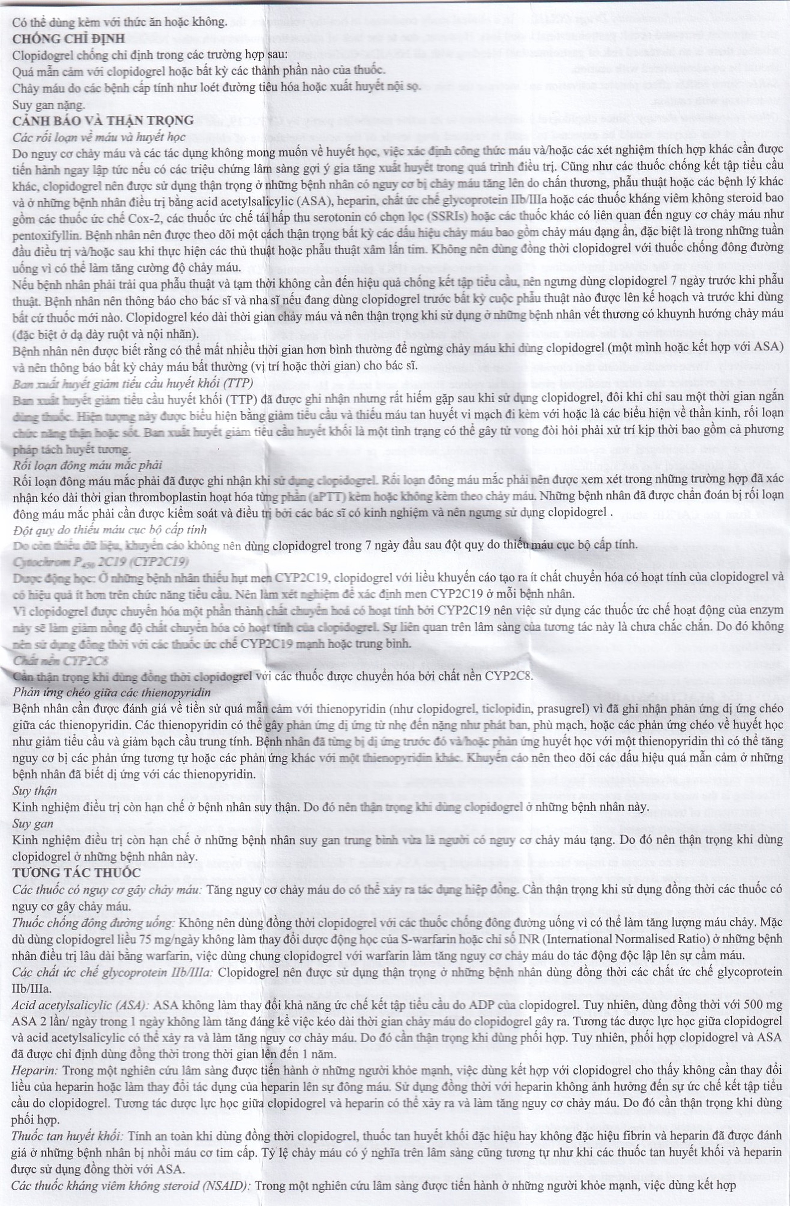 Thuốc Univixin Clopidogrel 75mg Korea United giảm các biến cố do xơ vữa động mạch (3 vỉ x 10 viên)