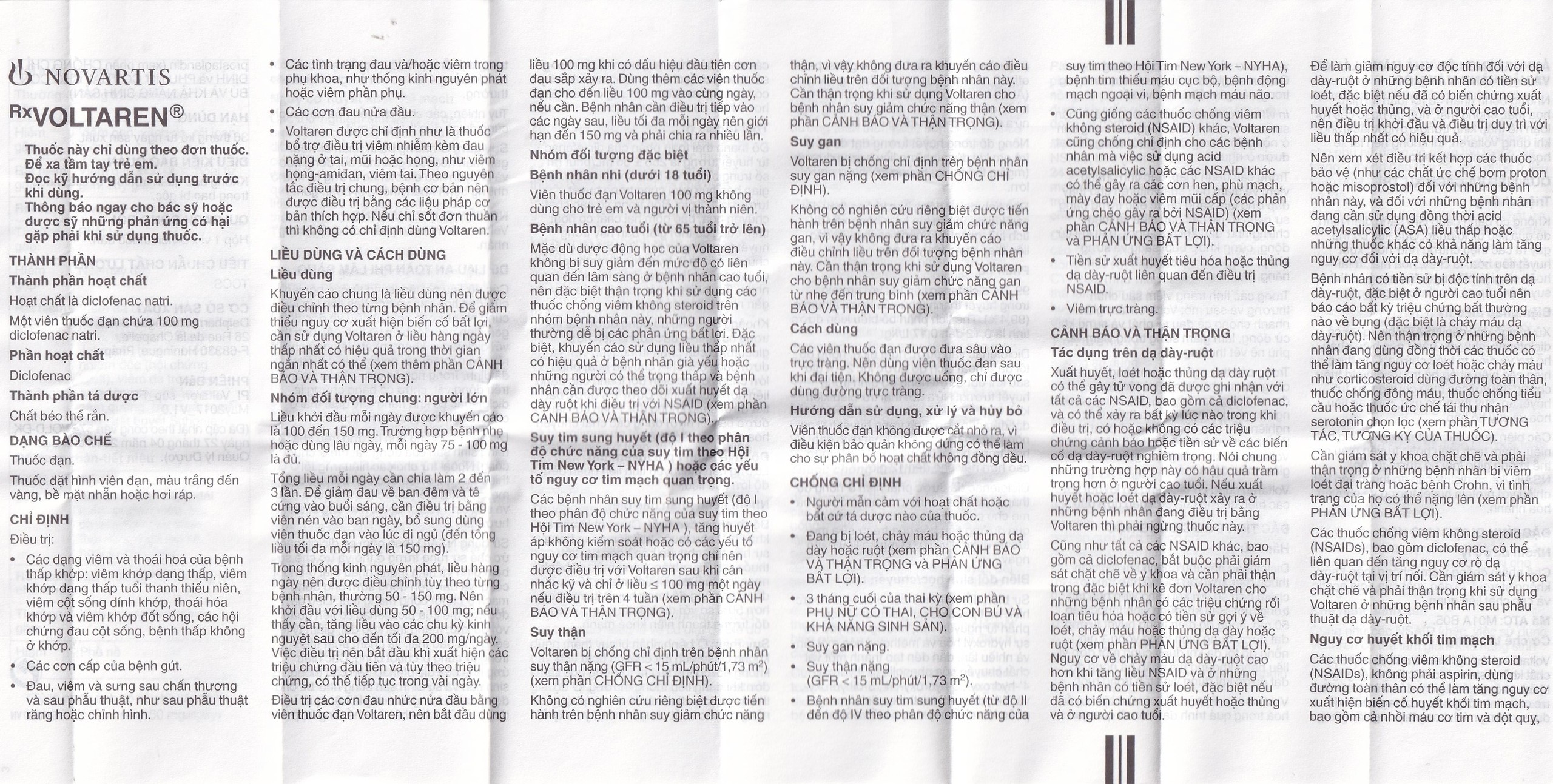 Viên đặt Voltaren 100mg Novartis điều trị viêm và thoái hóa của bệnh thấp khớp (1 vỉ x 5 viên)