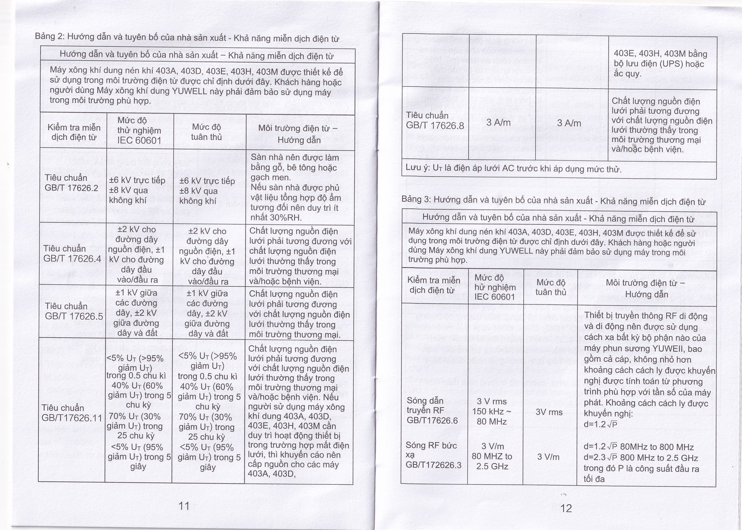 Máy xông khí dung nén khí Yuwell 403M hỗ trợ điều trị bệnh lý về đường hô hấp