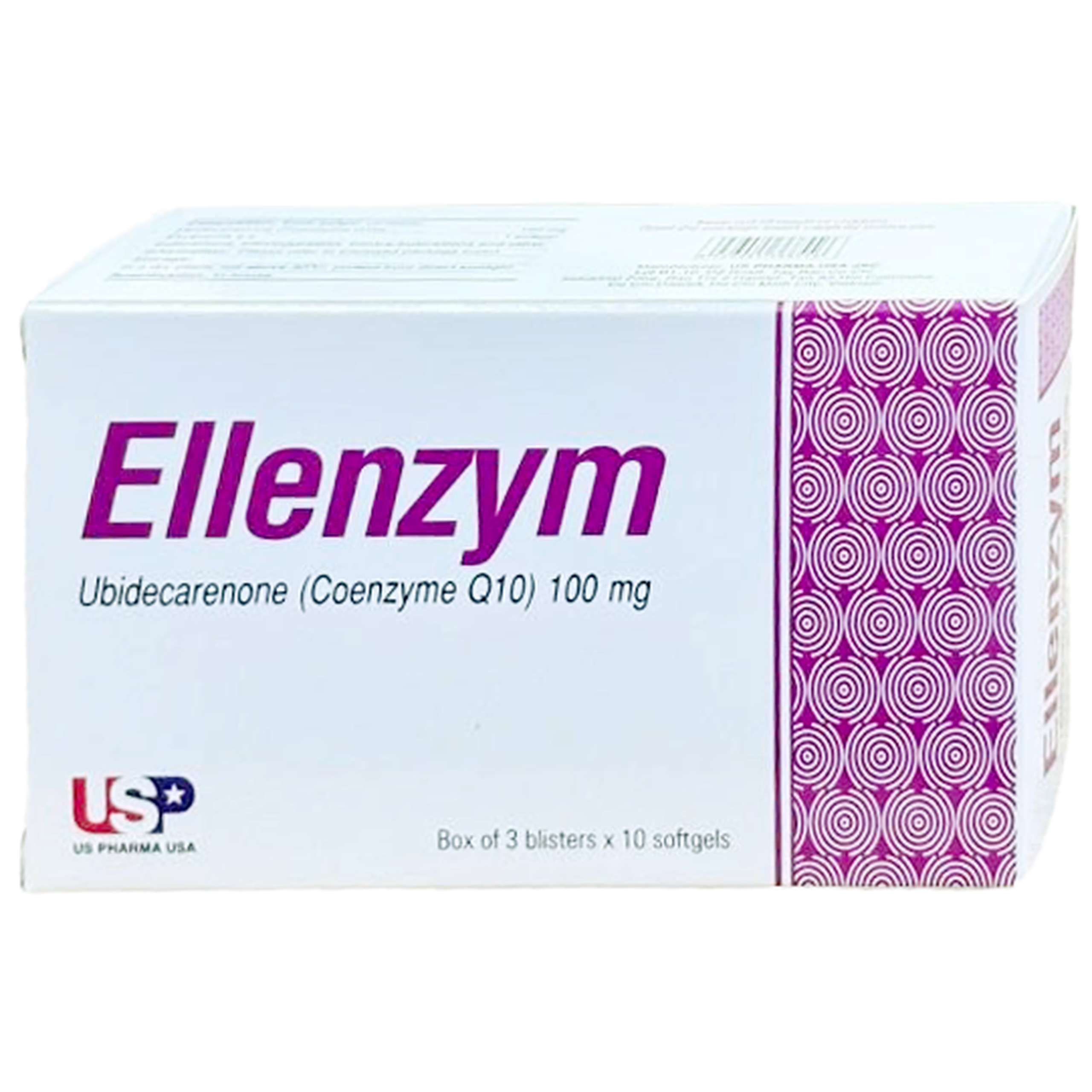 Thuốc Ellenzym 100mg USP hỗ trợ làm giảm các triệu chứng suy tim mạn tính (3 vỉ x 10 viên)