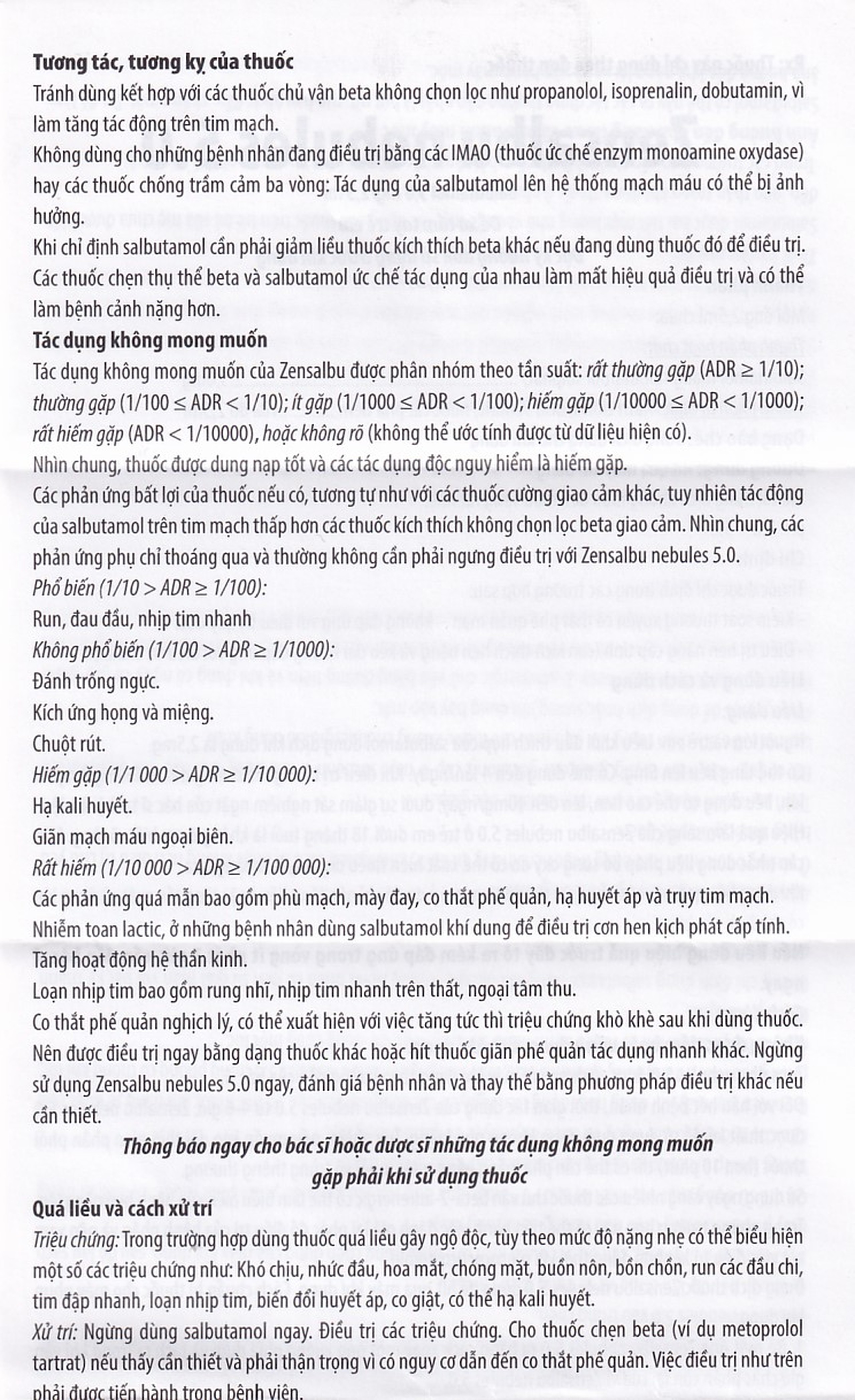 Thuốc Zensalbu 5mg CPC1HN kiểm soát co thắt phế quản mạn, điều trị hen nặng cấp tính (2 vỉ x 5 ống)