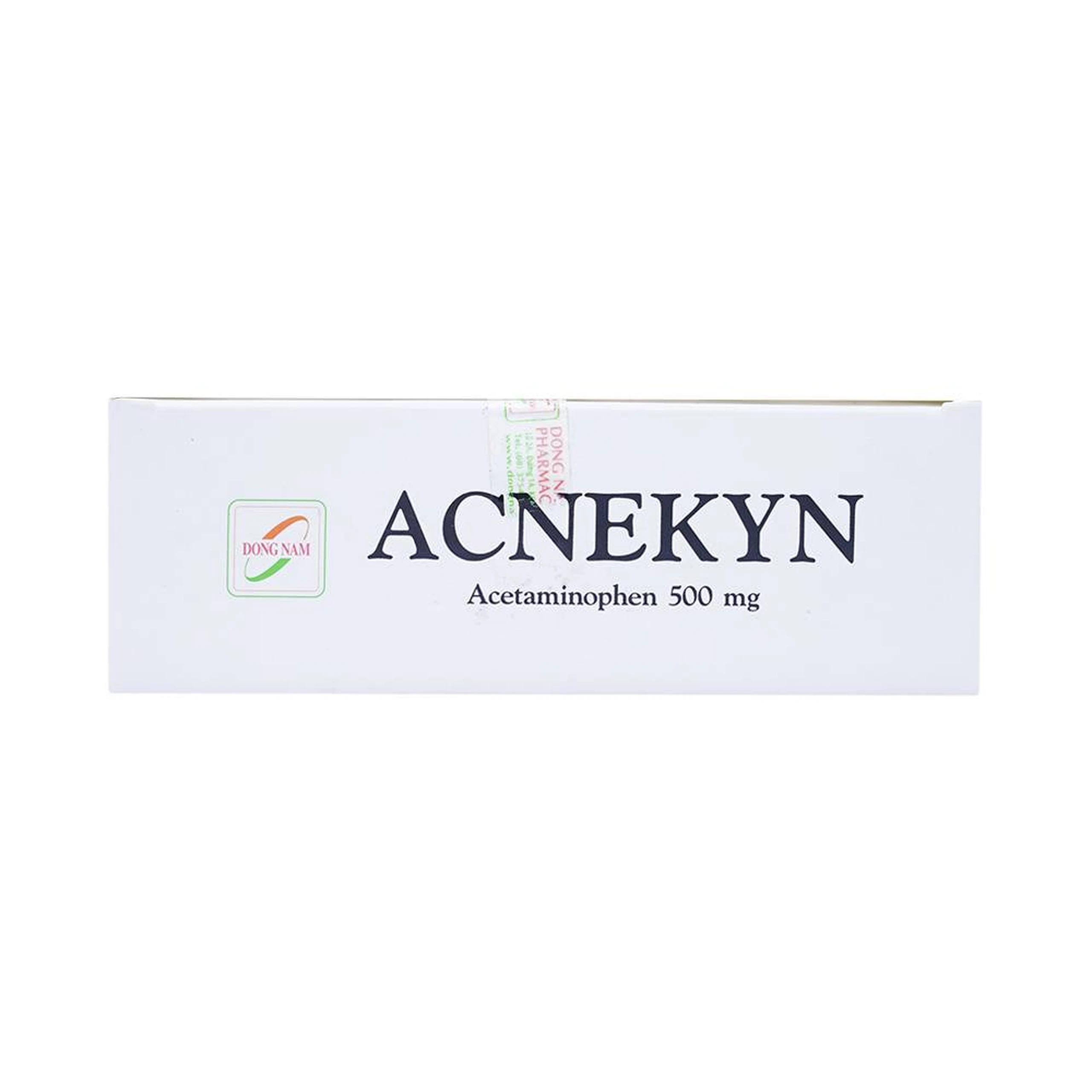 Thuốc Acnekyn 500mg Đông Nam điều trị các chứng đau và sốt từ nhẹ đến vừ (10 vỉ x 10 viên)