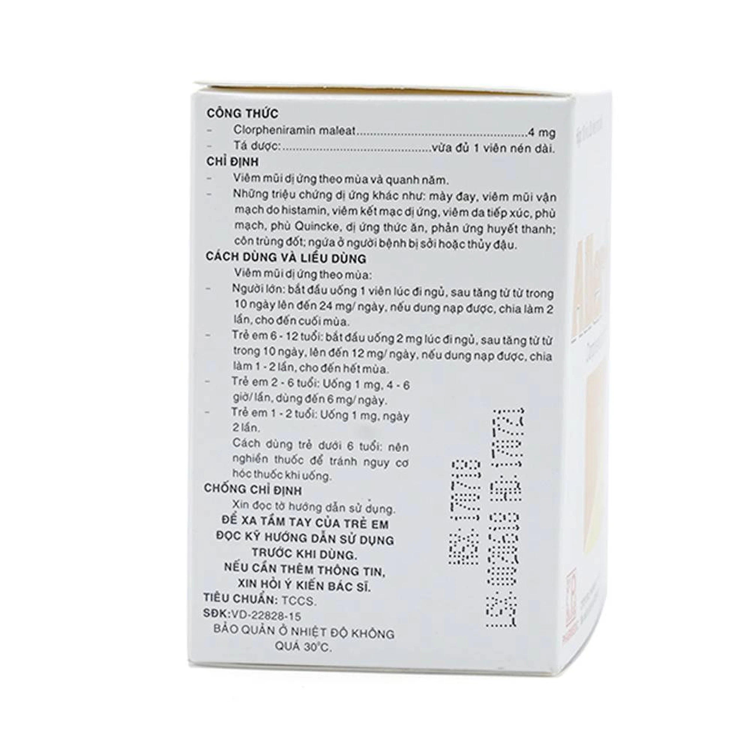 Thuốc Allerfar Pharmedic điều trị viêm mũi dị ứng, các triệu chứng dị ứng (10 vỉ x 20 viên)