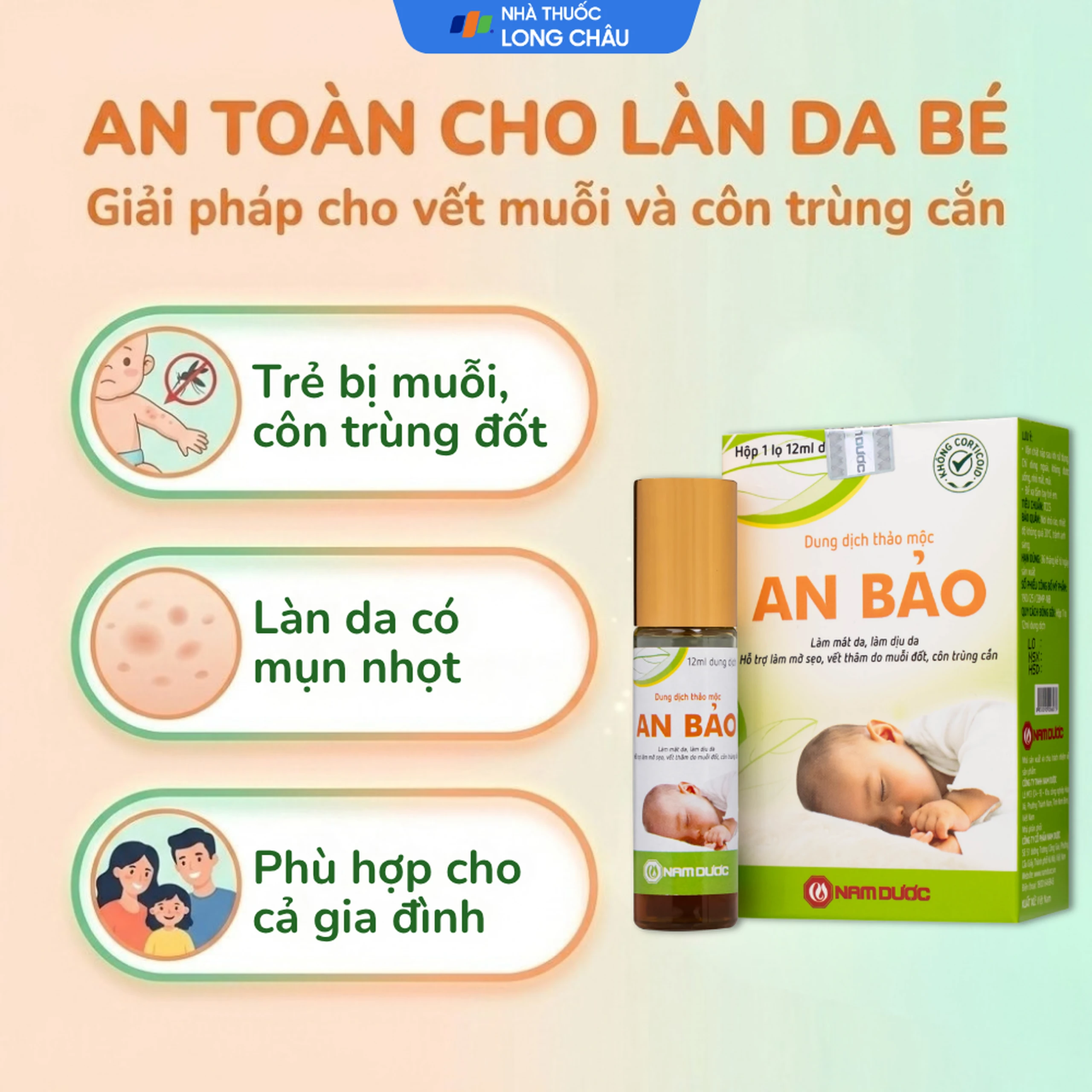 Dung dịch thảo mộc An Bảo giúp giảm ngứa, làm dịu da cho bé (12ml) 4