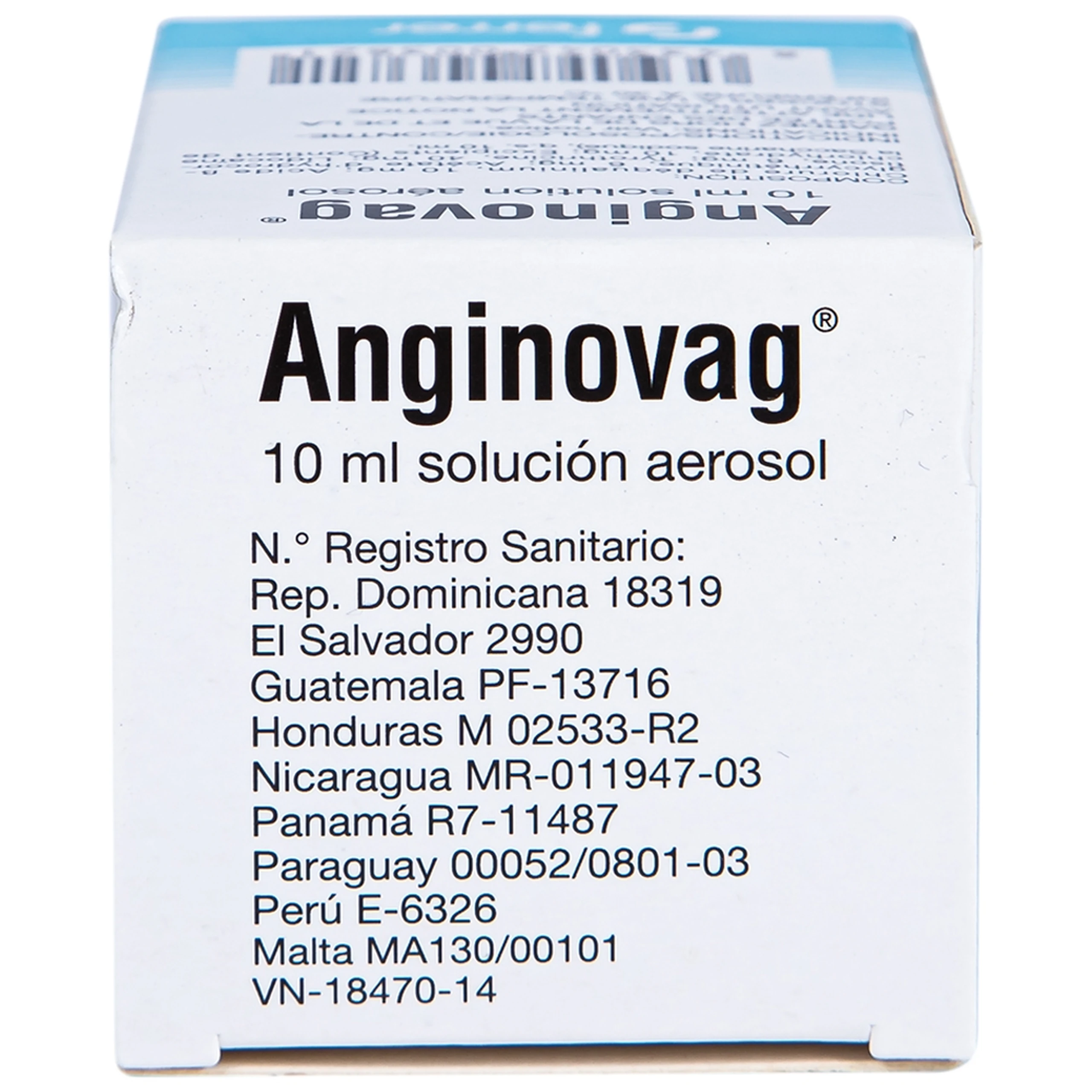 Dung dịch xịt họng Anginovag Ferrer hỗ trợ điều trị các bệnh lý ở miệng, họng (10ml)