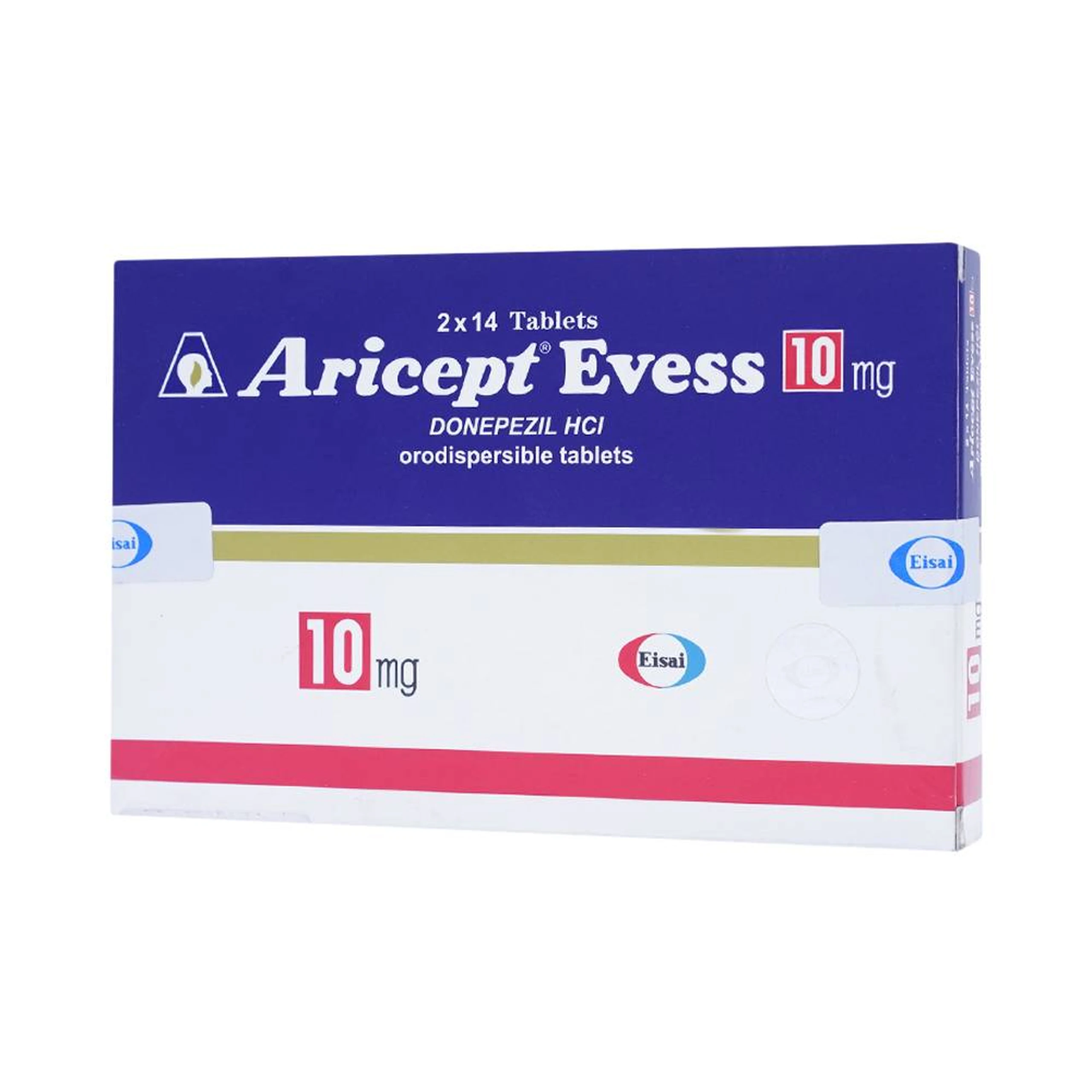Thuốc Aricept Evess 10mg Eisai điều trị triệu chứng bệnh alzheimer (2 vỉ x 14 viên)