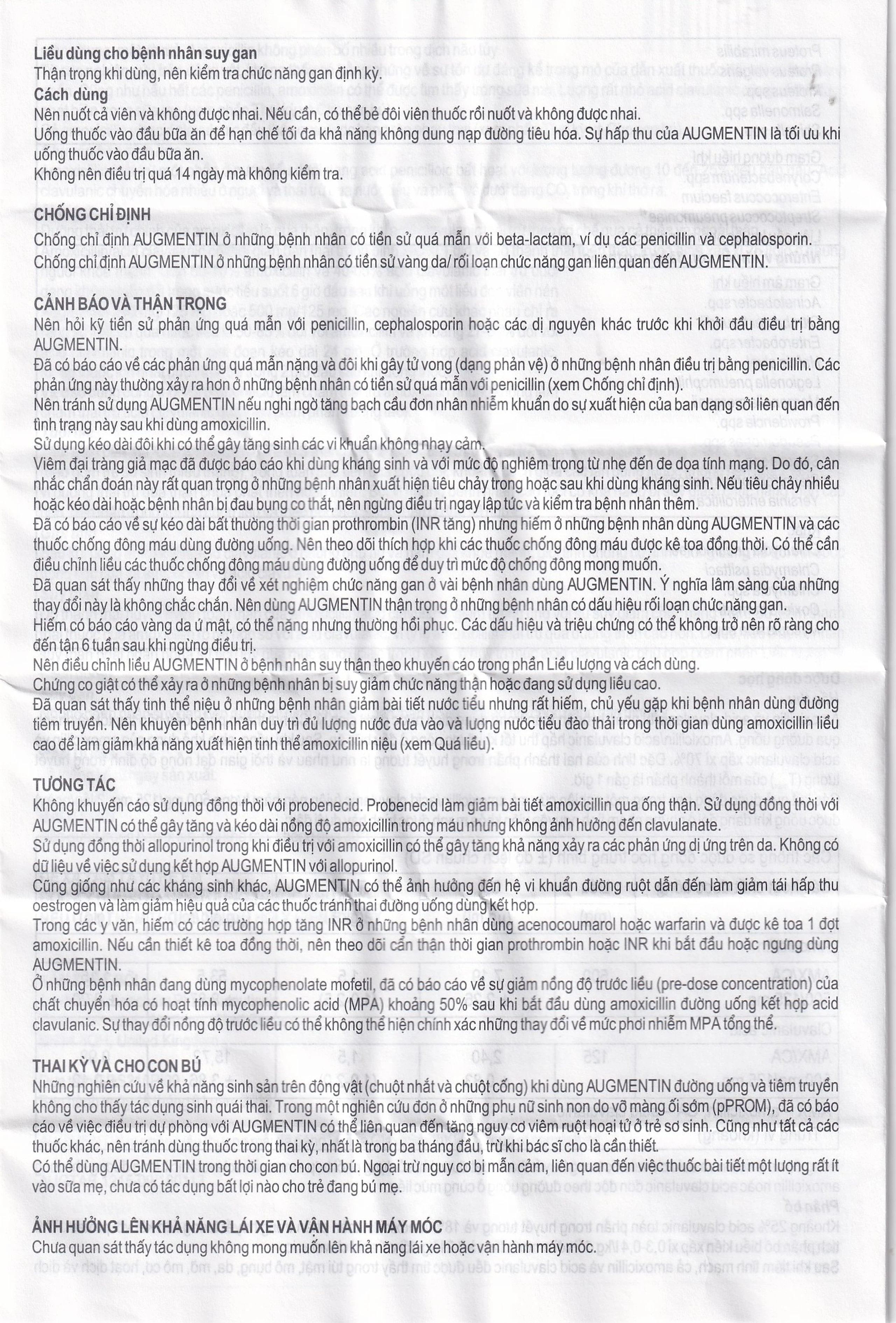 Thuốc Augmentin 1g GSK điều trị nhiễm khuẩn (2 vỉ x 7 viên)