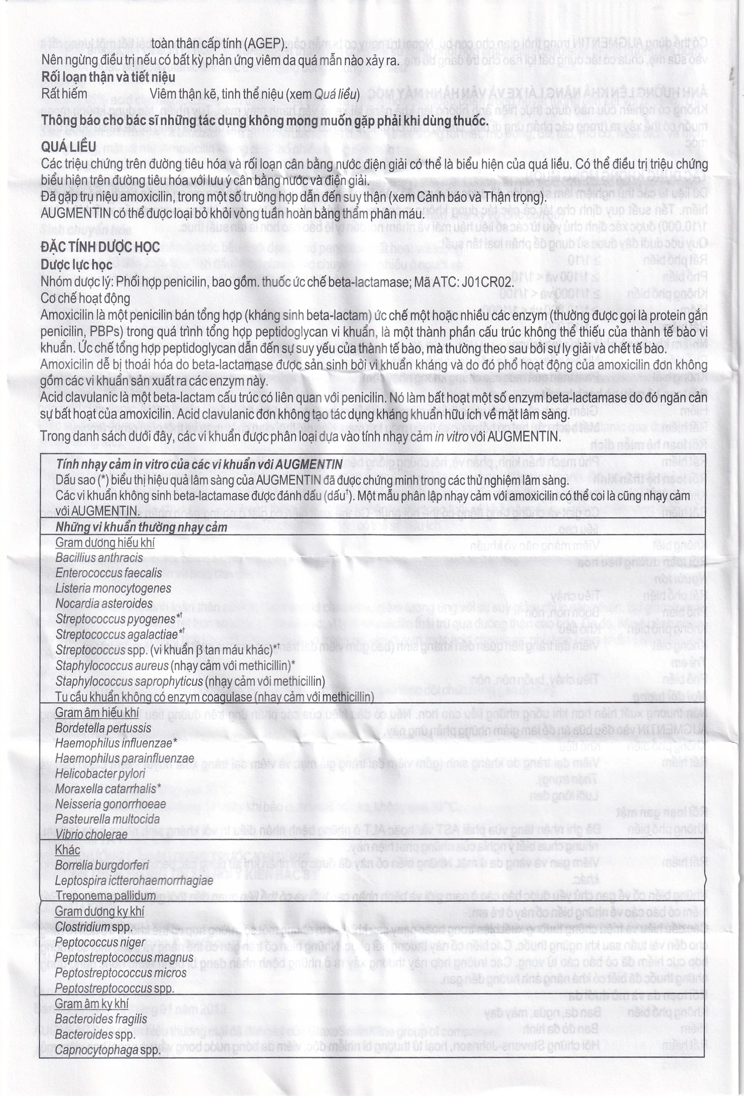 Thuốc Augmentin 625mg GSK điều trị nhiễm khuẩn (2 vỉ x 7 viên)