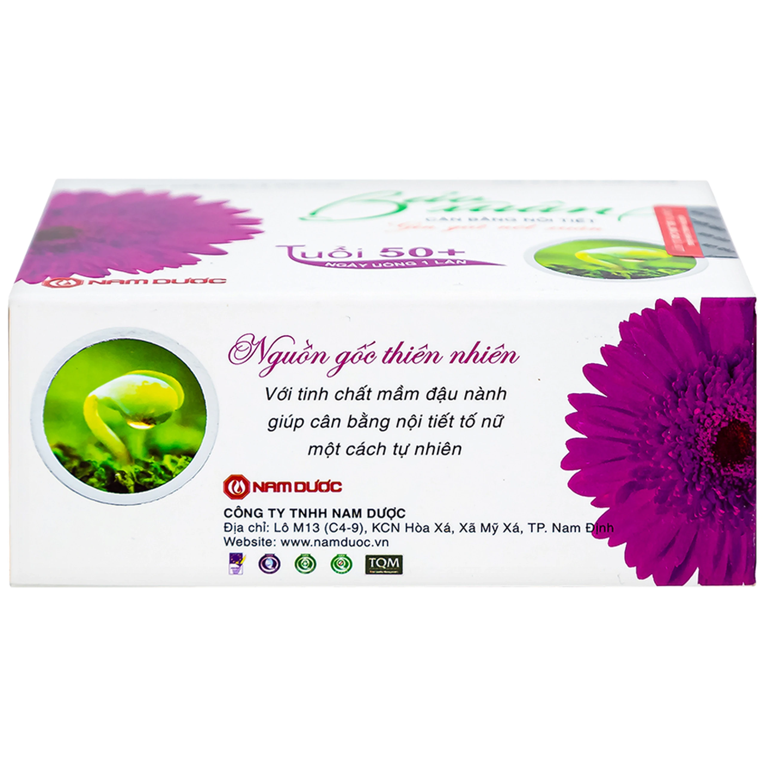 Viên giúp bổ sung nội tiết tố nữ estrogen Bảo Xuân 50+ Nam Dược (3 vỉ x 10 viên)