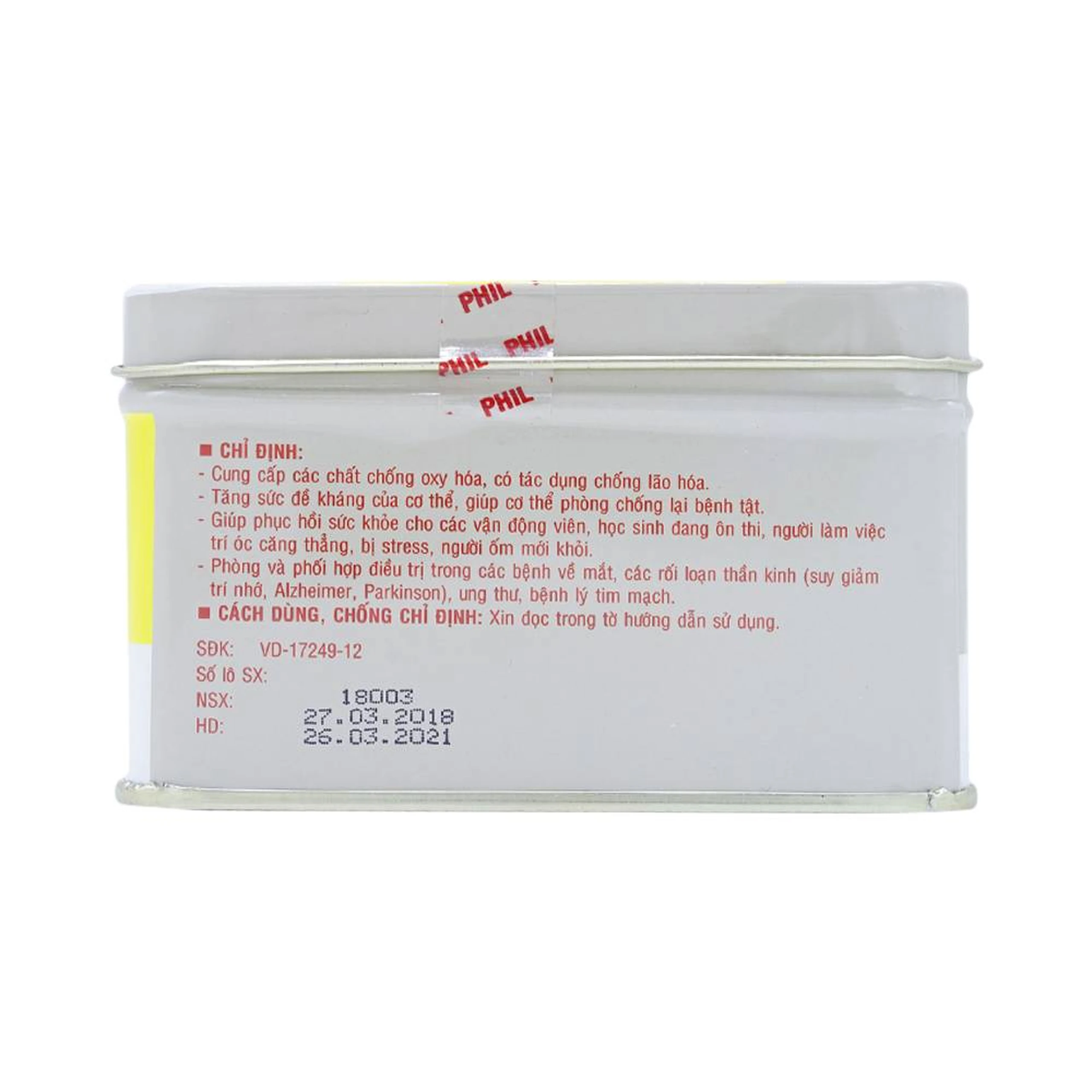 Thuốc Belafcap Phil cung cấp vitamin, khoáng chất, tăng đề kháng (10 vỉ x 10 viên)