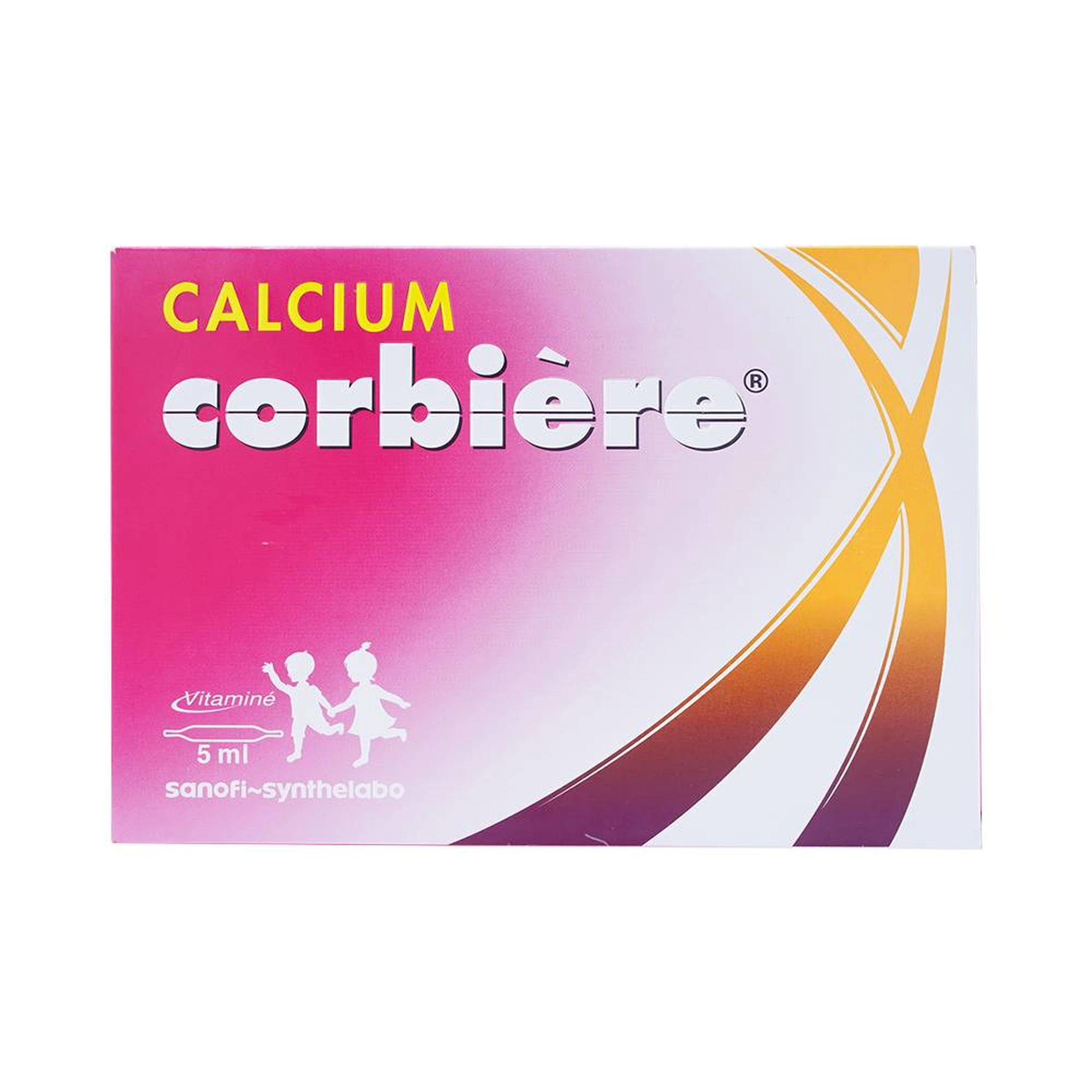 Dung dịch uống Calcium Corbière Sanofi điều trị thiếu canxi, loãng xương (3 vỉ x 10 ống x 5ml)