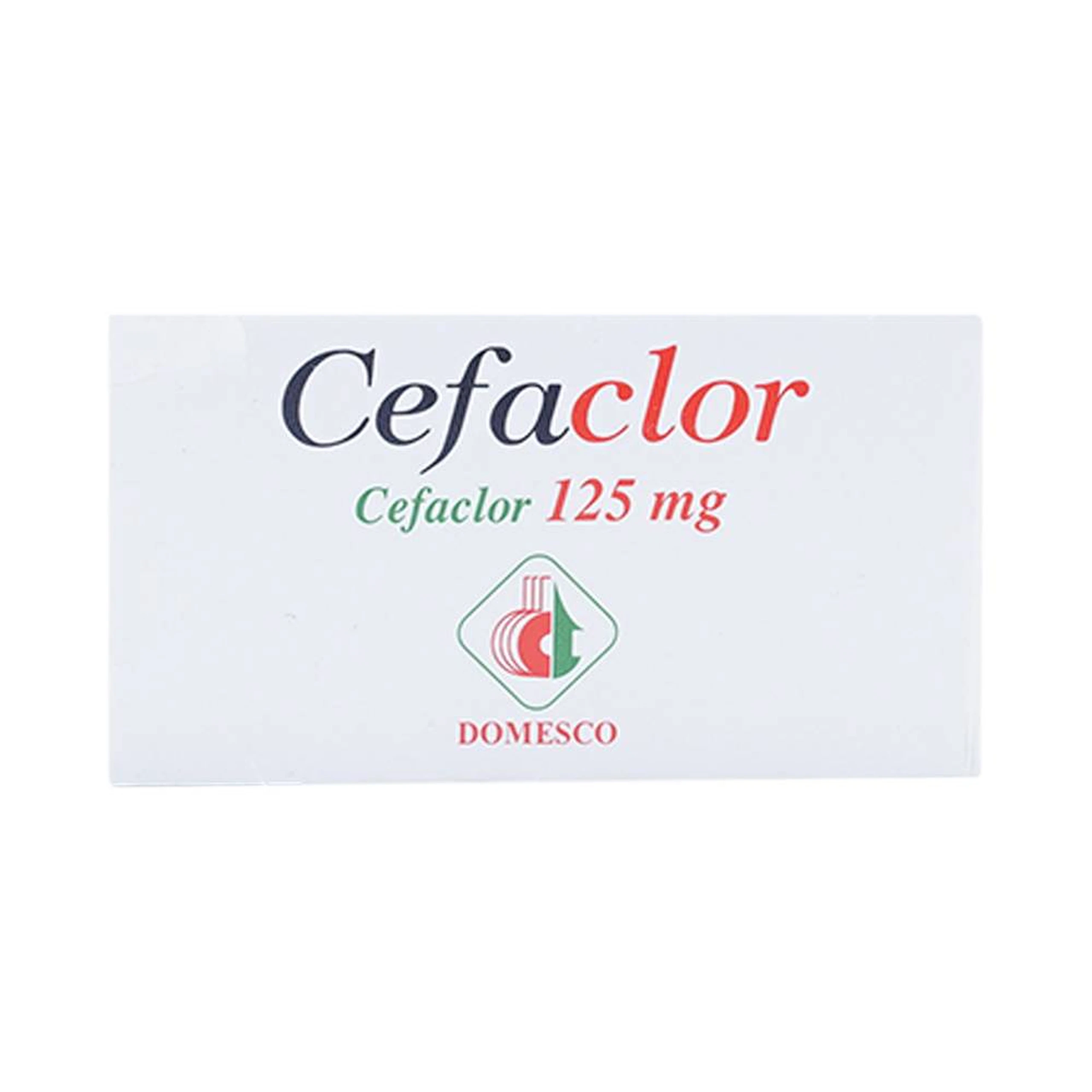Bột pha hỗn dịch uống Cefaclor 125mg Domesco điều trị nhiễm khuẩn (10 gói)