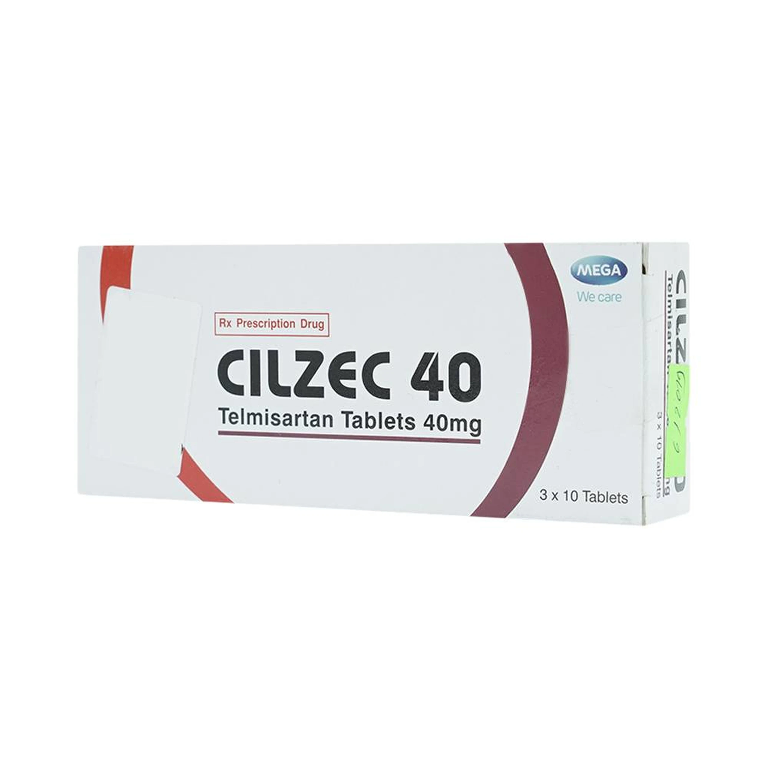 Thuốc Cilzec 40 MSN điều trị cao huyết áp (3 vỉ x 10 viên)