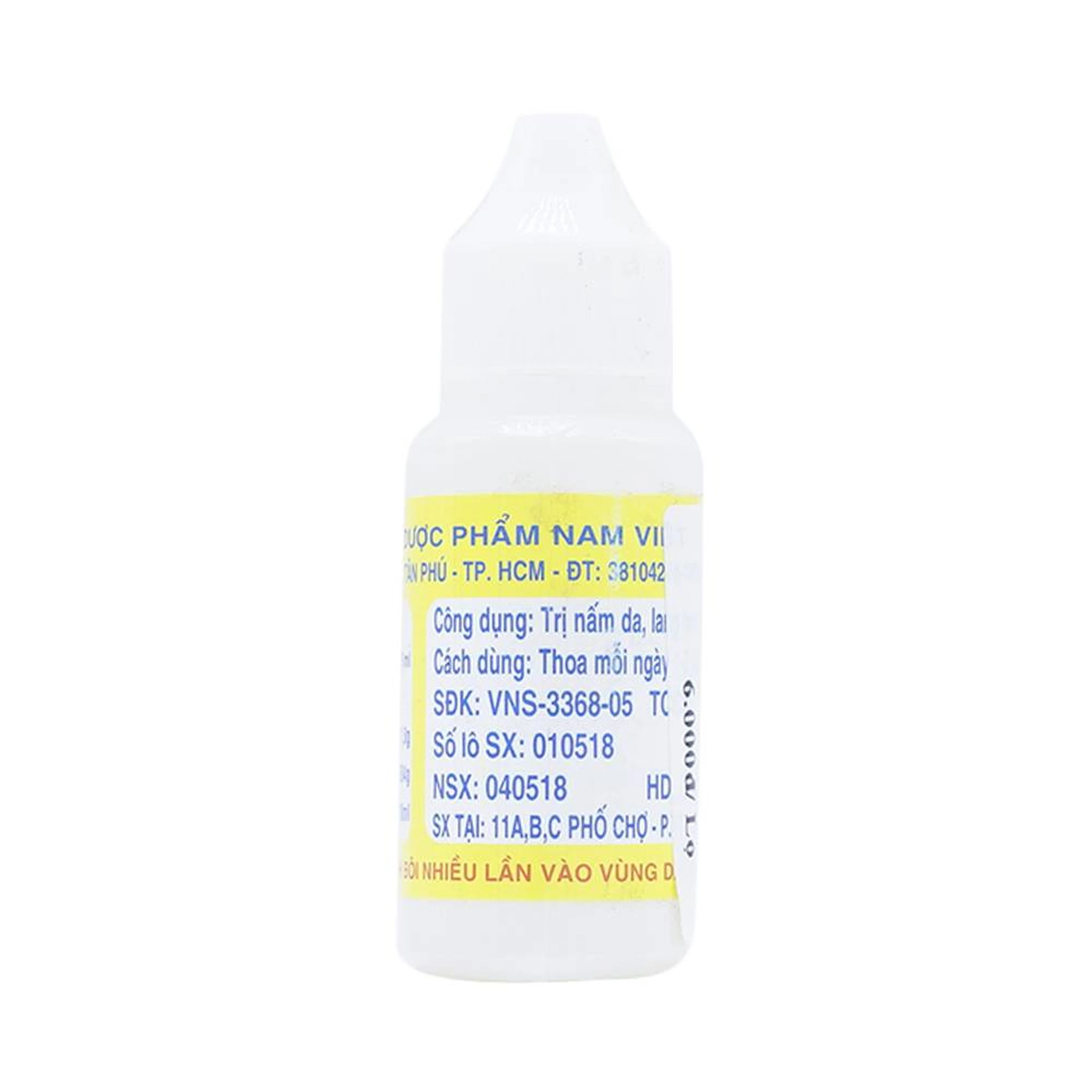 Dung dịch ASA Nam Việt điều trị hắc lào, nấm da (18ml)