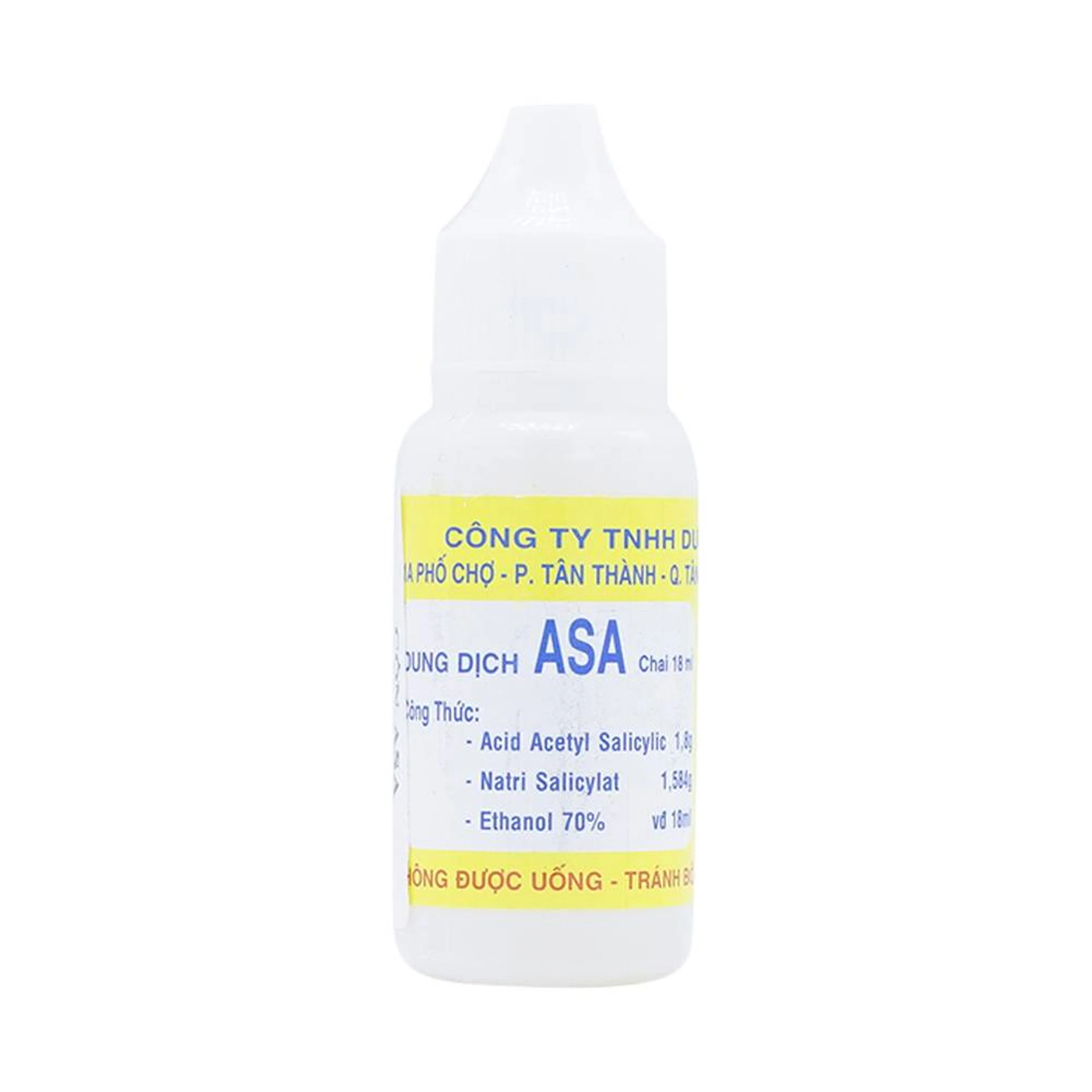 Dung dịch ASA Nam Việt điều trị hắc lào, nấm da (18ml)