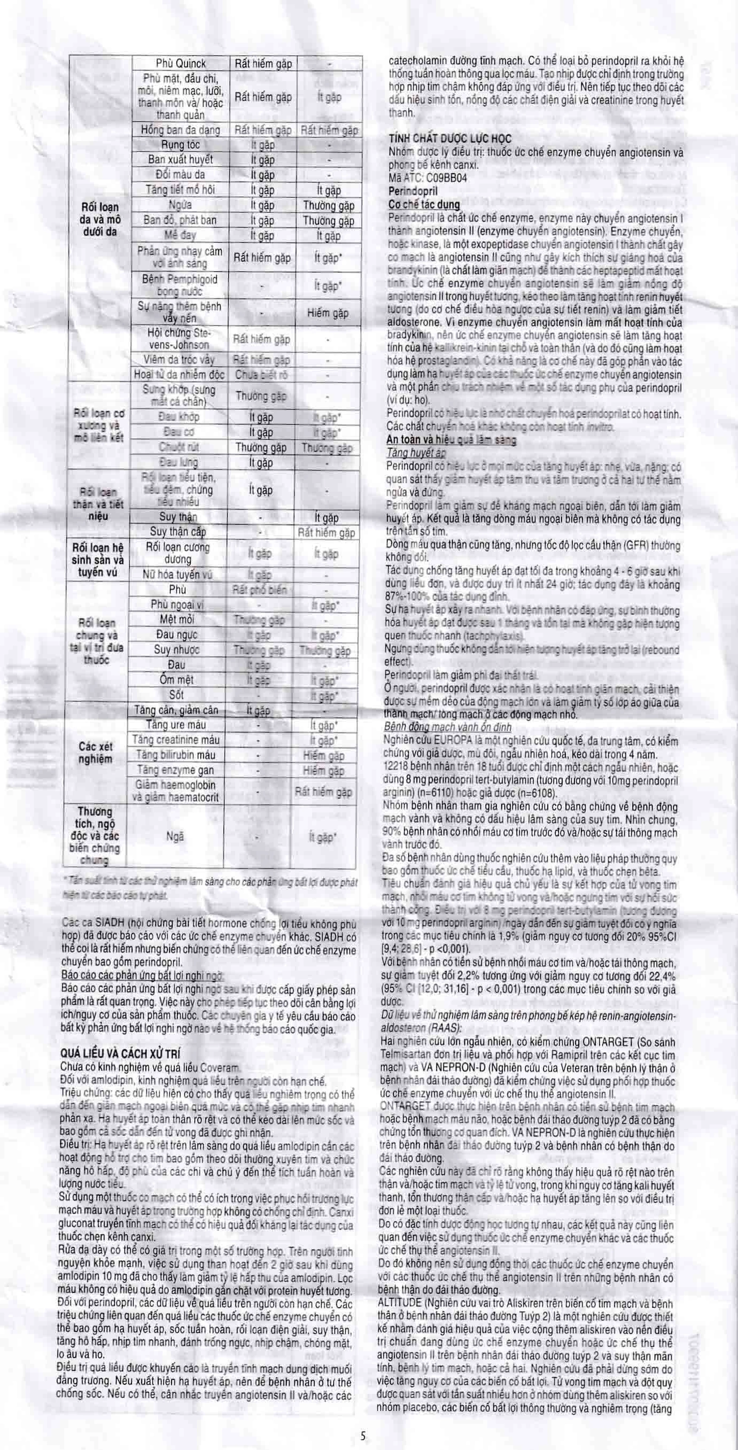 Thuốc Coveram 10mg/5mg Servier điều trị tăng huyết áp (30 viên)