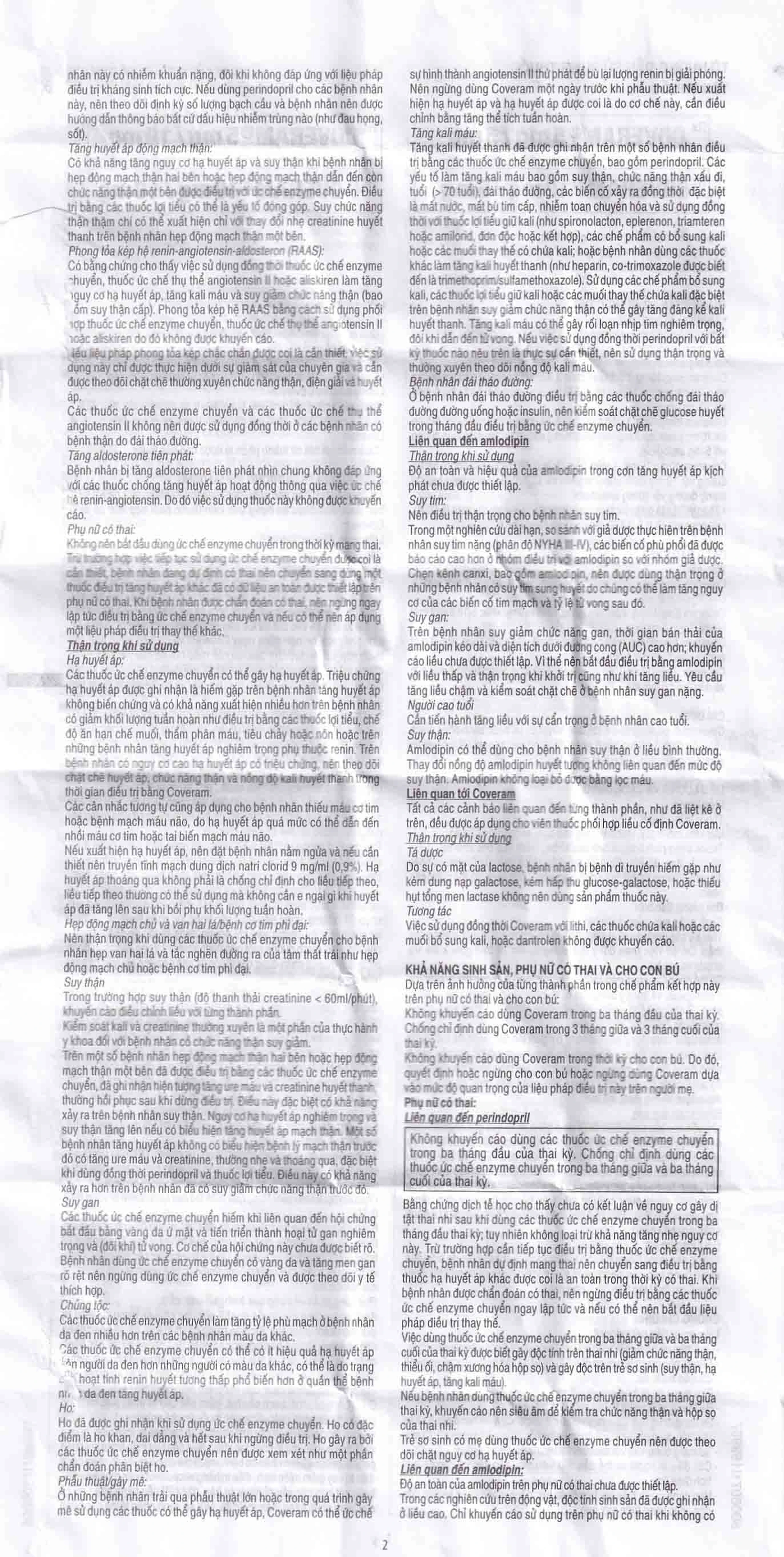 Thuốc Coveram 10mg/5mg Servier điều trị tăng huyết áp (30 viên)