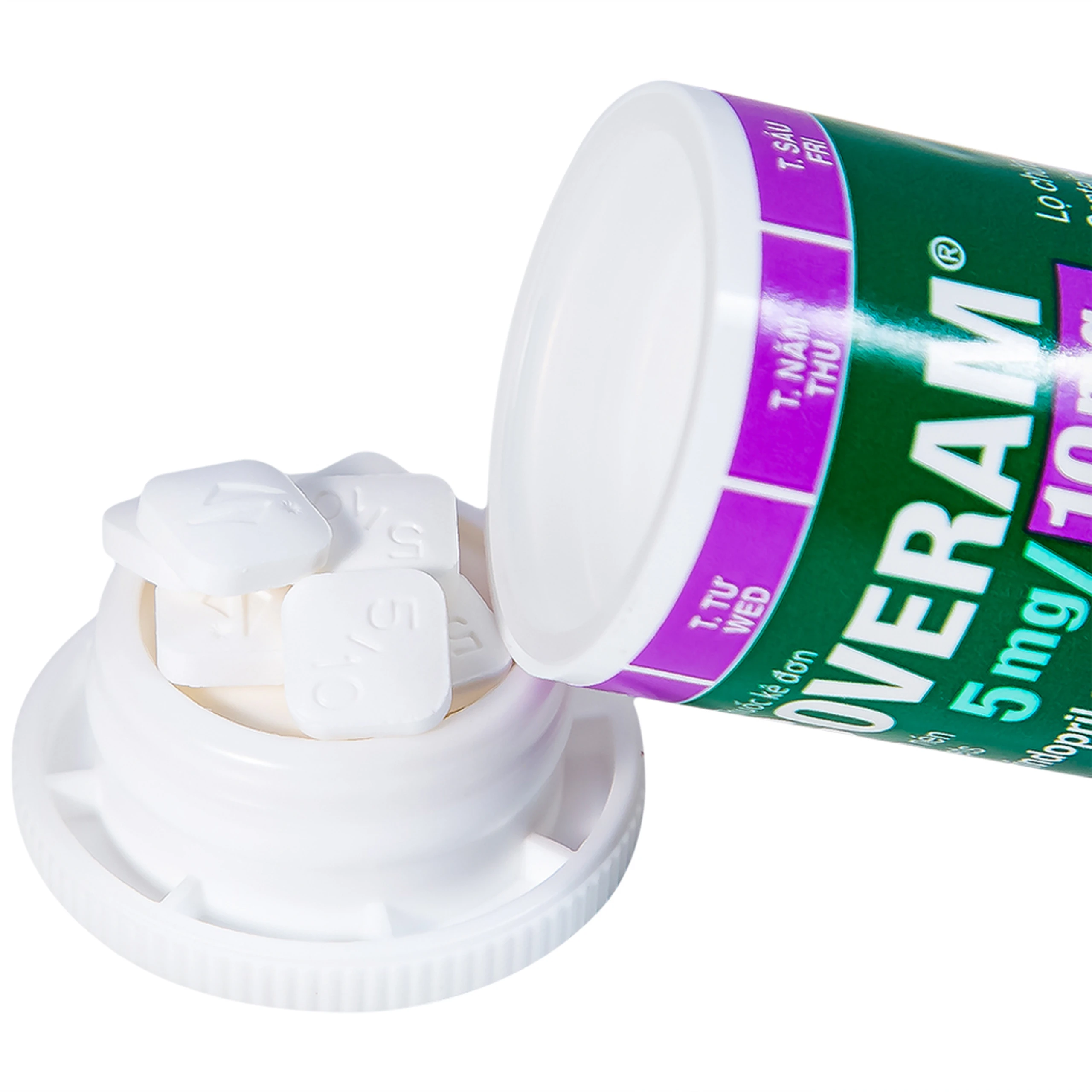 Thuốc Coveram 5mg/10mg Servier điều trị tăng huyết áp (30 viên)