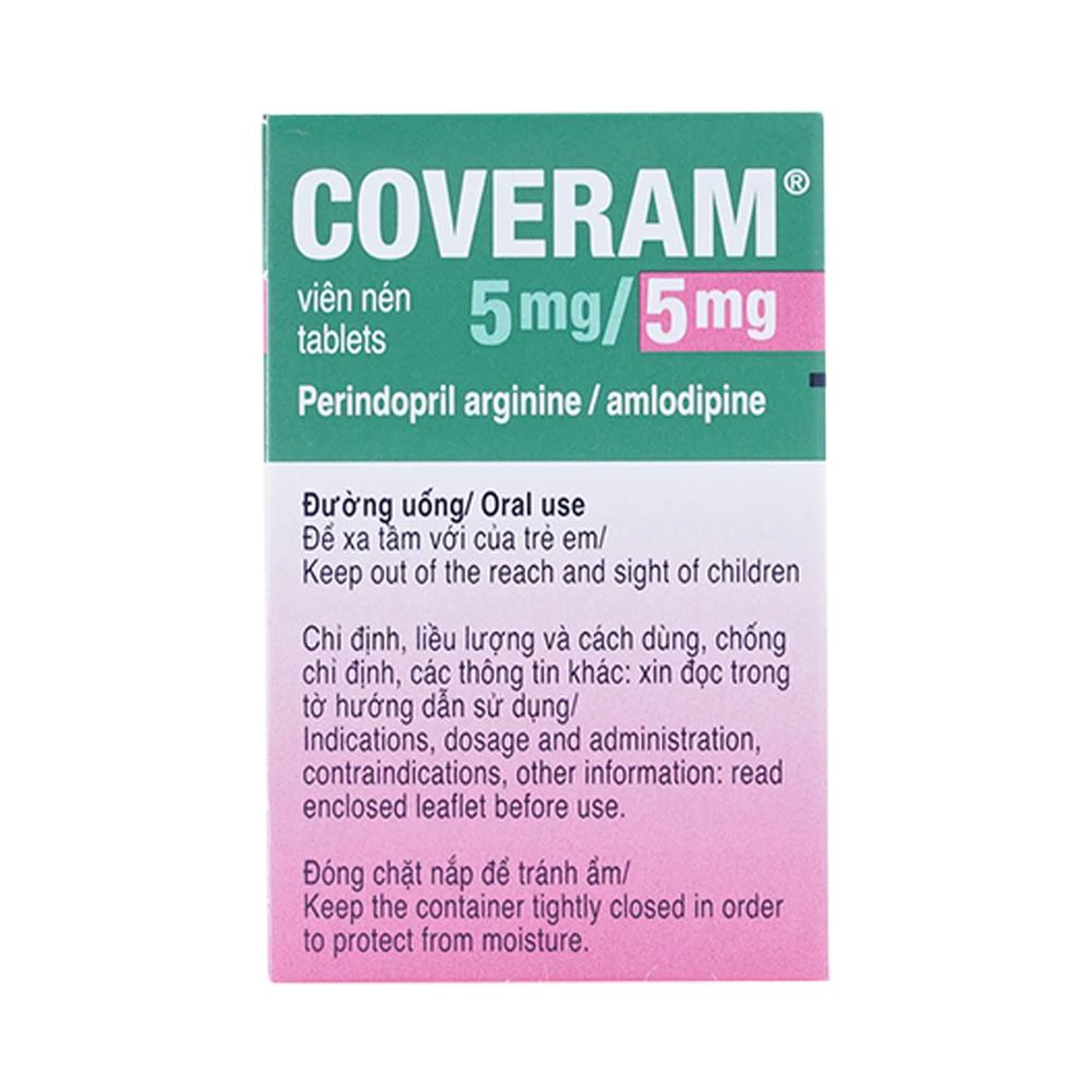 Thuốc Coveram 5mg/5mg Servier điều trị tăng huyết áp (30 viên)