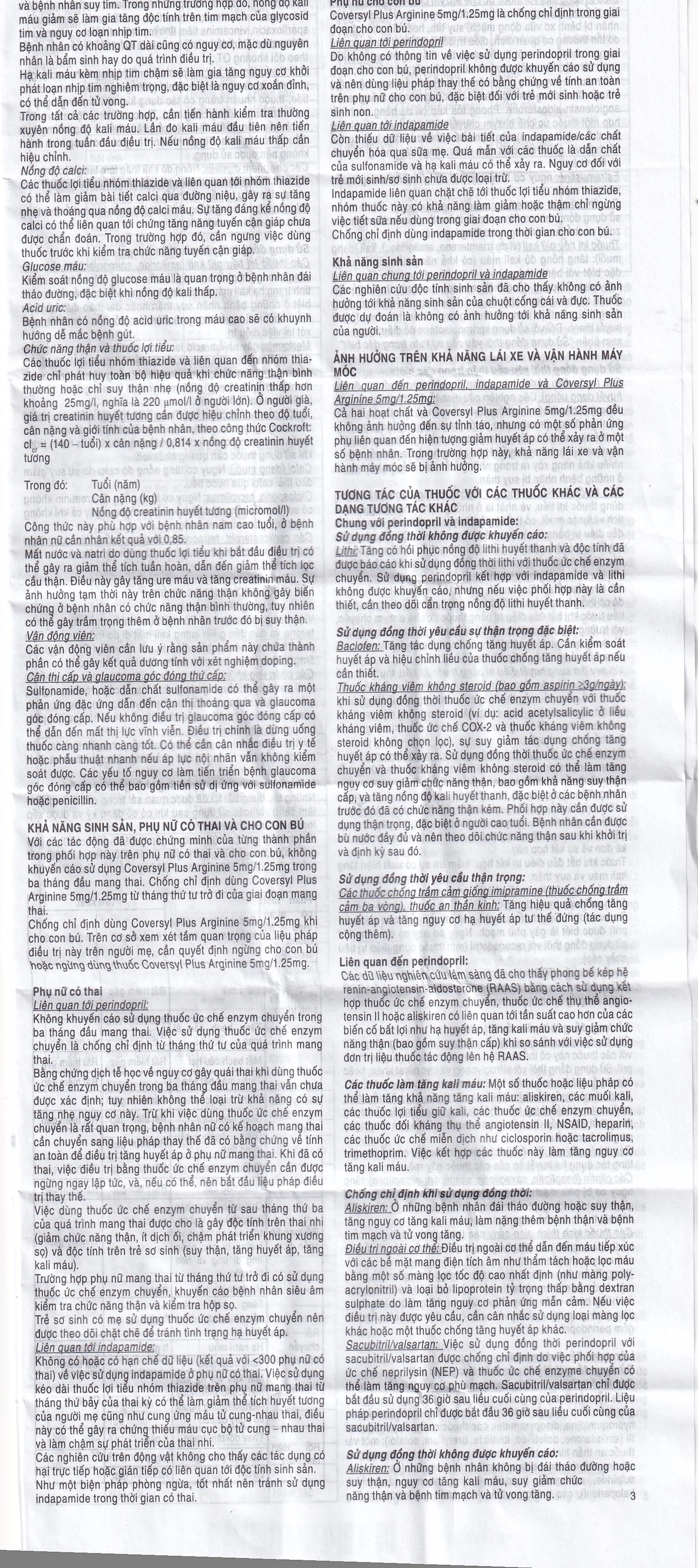 Thuốc Coversyl Plus 5mg/1.25mg Servier điều trị tăng huyết áp (30 viên)