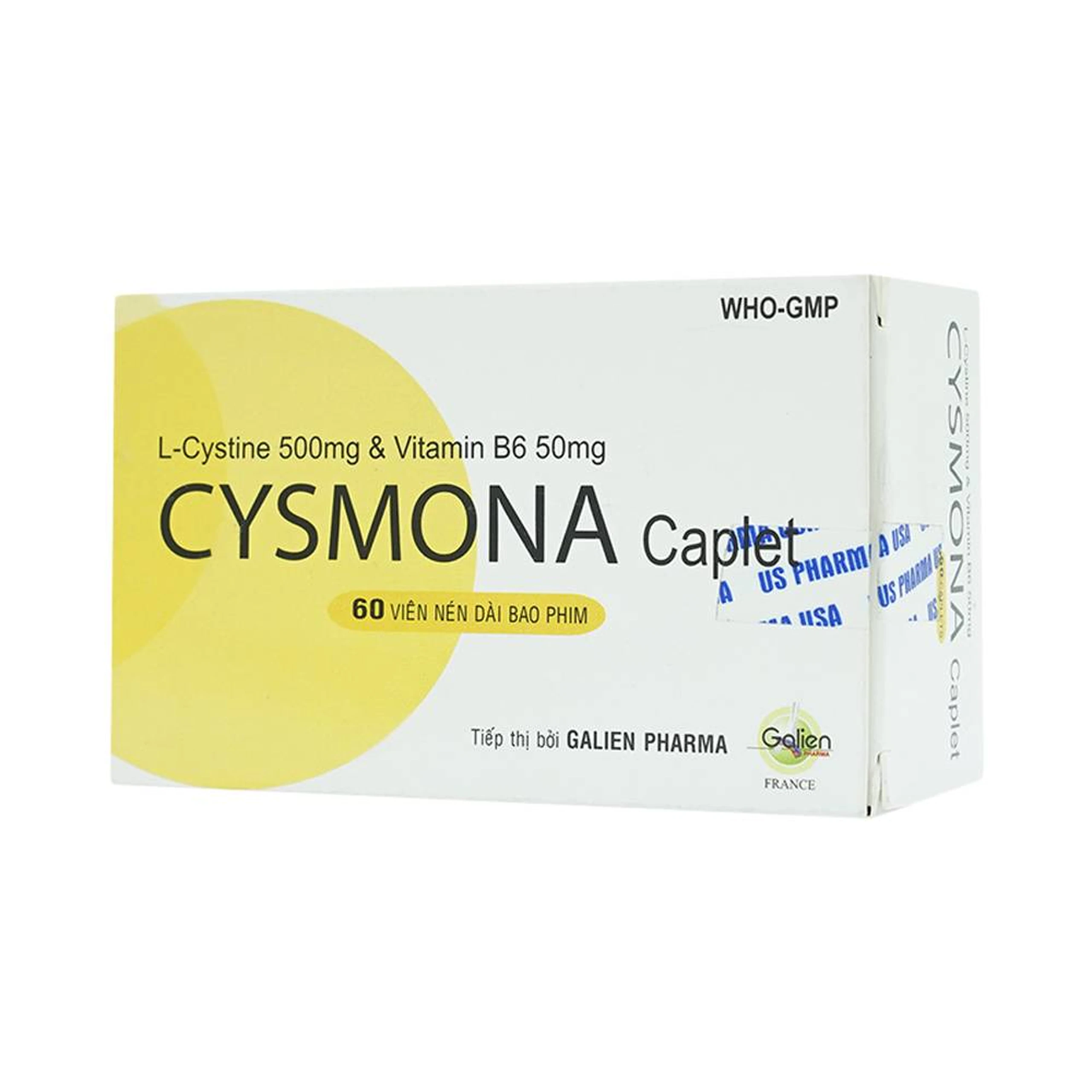 Thuốc Cysmona Galien điều trị hỗ trợ rụng tóc, tóc chẻ, tóc dễ gãy (6 vỉ x 10 viên)