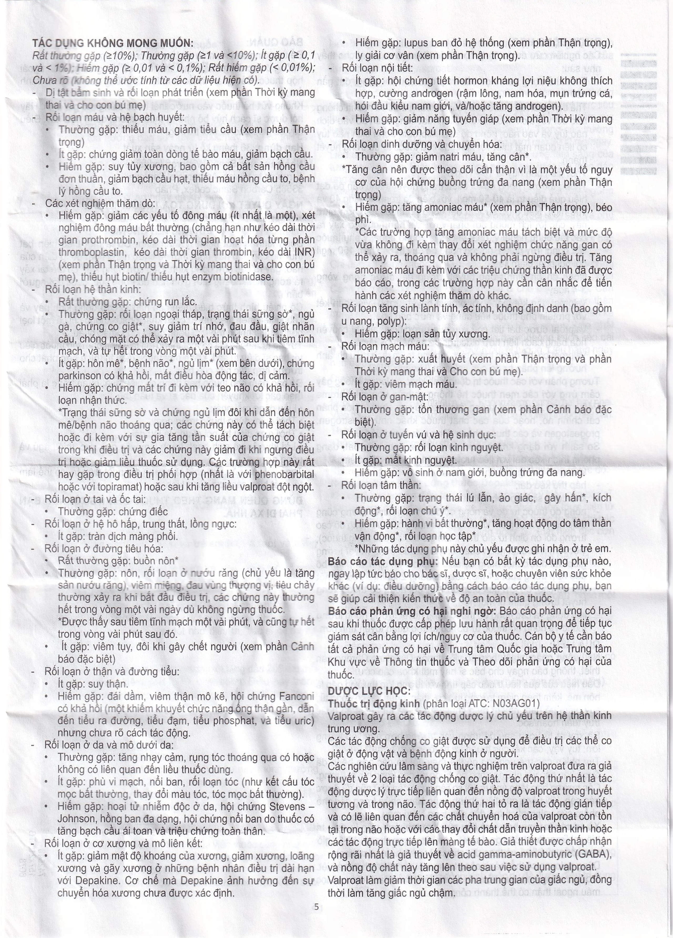 Thuốc Depakine Chrono 500mg Sanofi điều trị động kinh (30 viên)