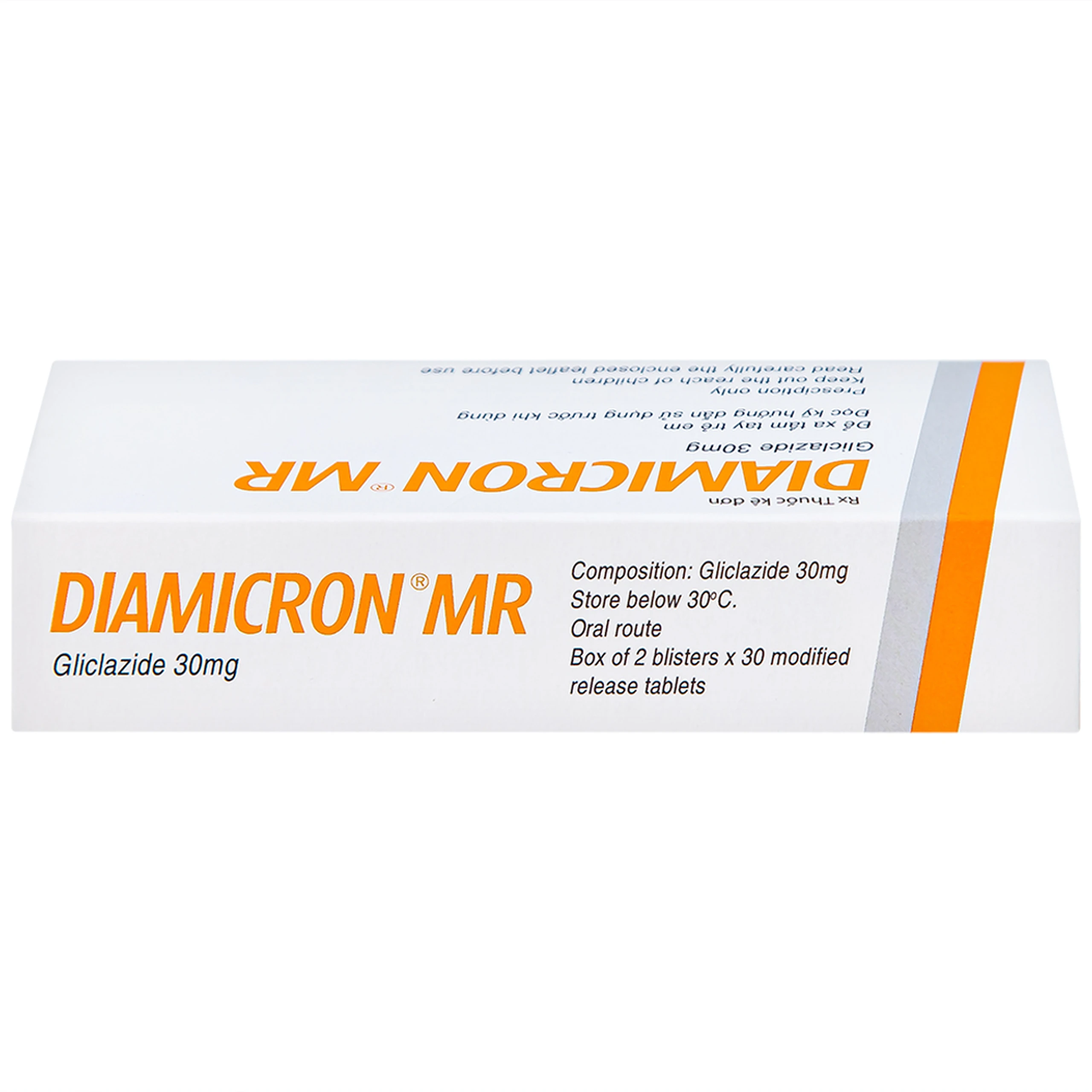 Thuốc Diamicron MR Servier điều trị tiểu đường típ 2 (2 vỉ x 30 viên)