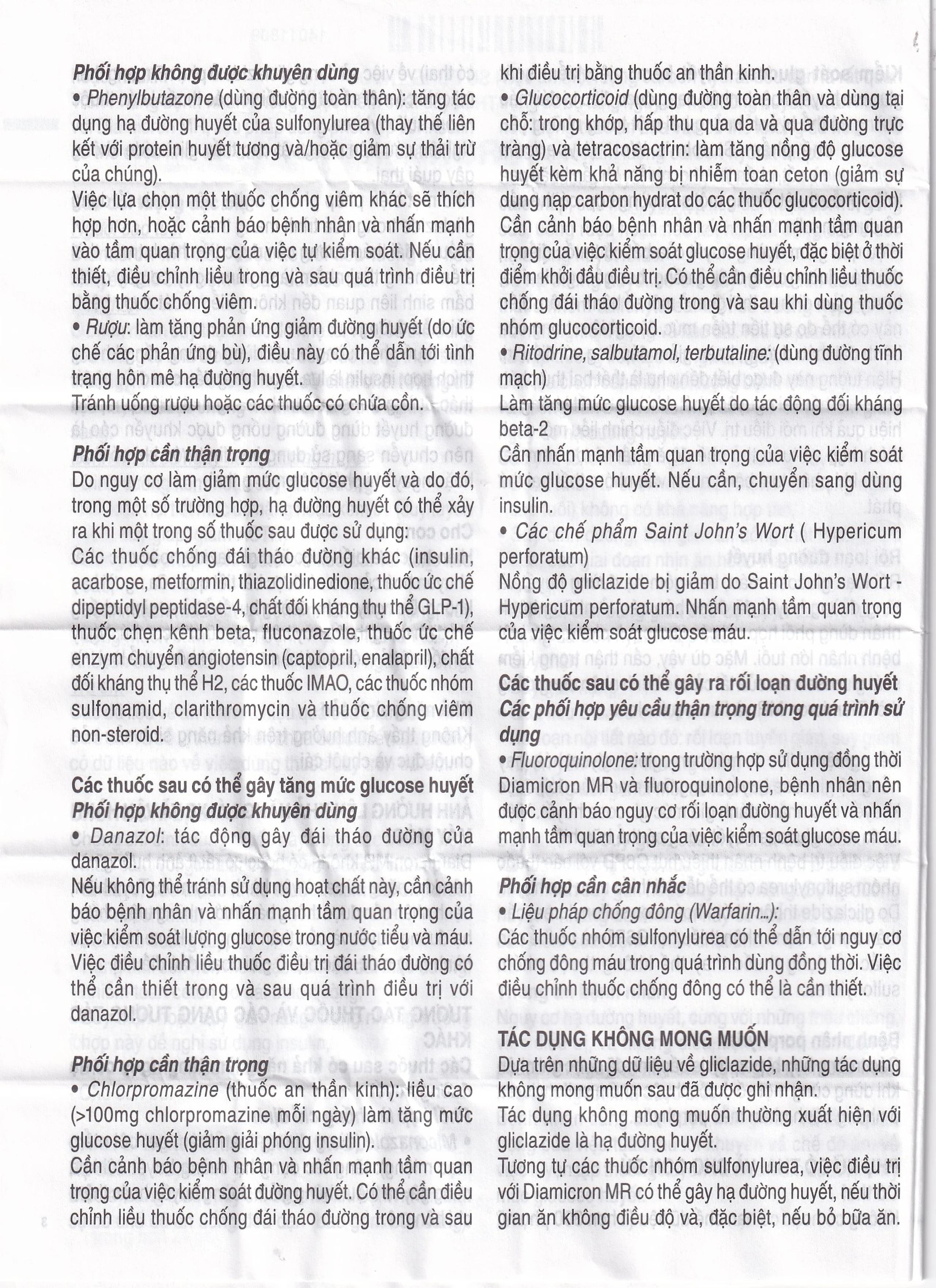 Thuốc Diamicron MR Servier điều trị tiểu đường típ 2 (2 vỉ x 30 viên)