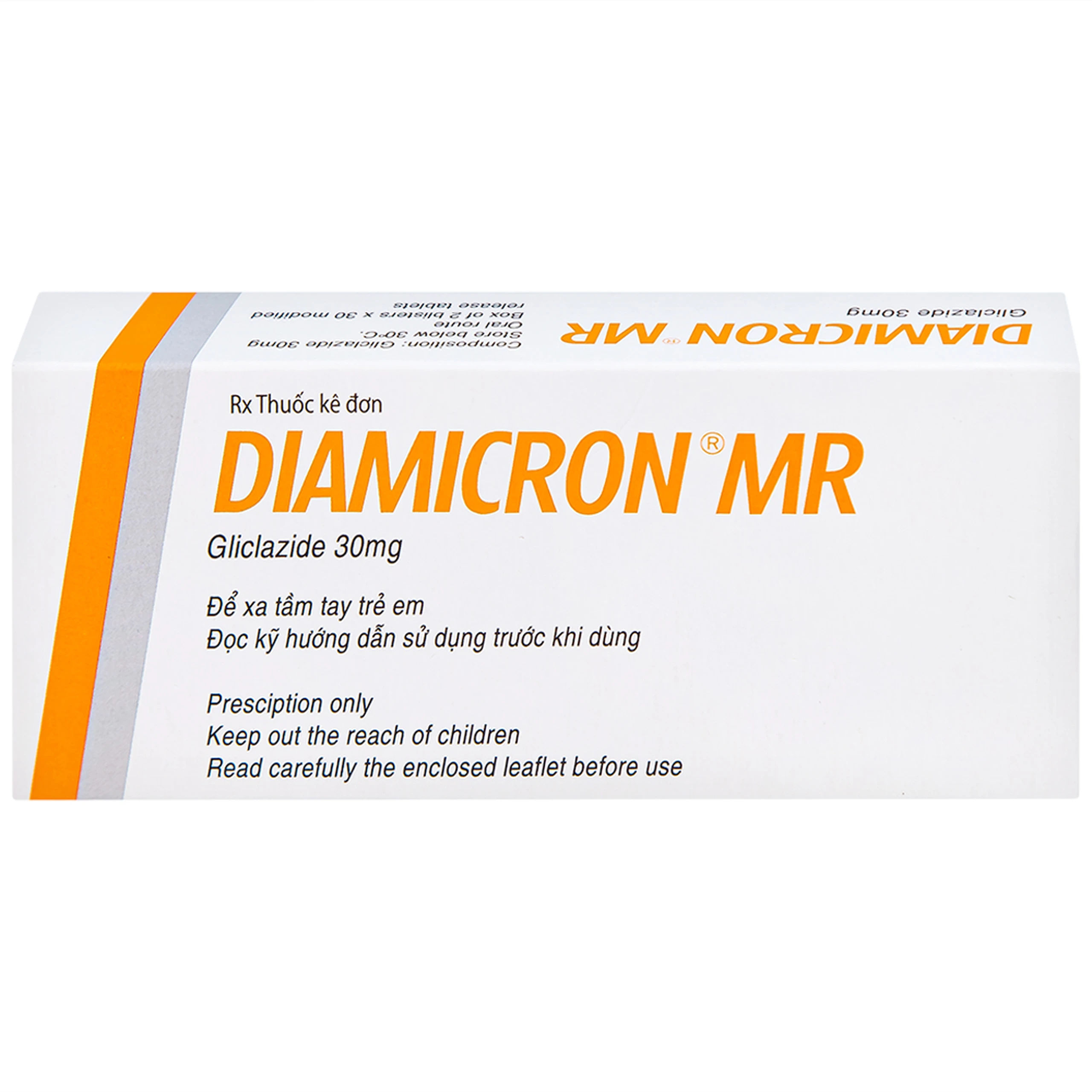 Thuốc Diamicron MR Servier điều trị tiểu đường típ 2 (2 vỉ x 30 viên)