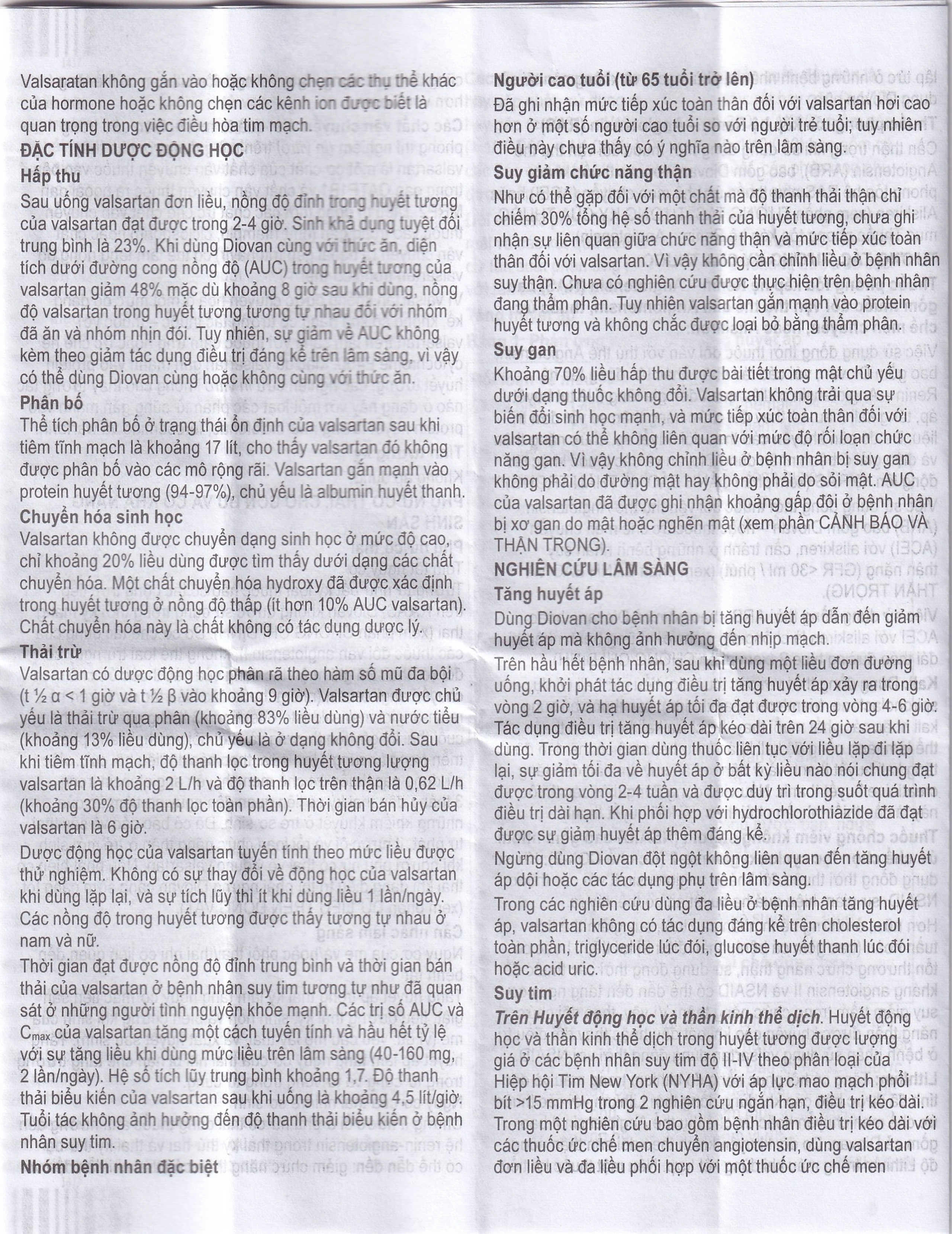 Thuốc Diovan 80 Novartis điều trị bệnh tăng huyết áp, suy tim (2 vỉ x 14 viên)